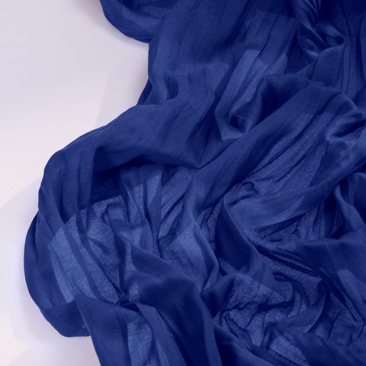 Royal Blue Cheesecloth Table Runner Blue 6 Pack Fall Table Runnerss Boho Gauze 120 Inches Fall Table Decorations for Thanksgiving Weddings Bridal Baby Shower Birthday Parties Decor