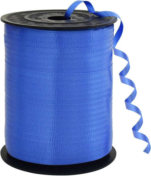 BEISHIDA 500 Yards Matte Dark Blue Ribbon Curling Crimped Ribbon Balloon String Ribbons for Gift Wrapping Ribbon for Birthday Party Festival Art Craft Decor Florist Flowers Decoration