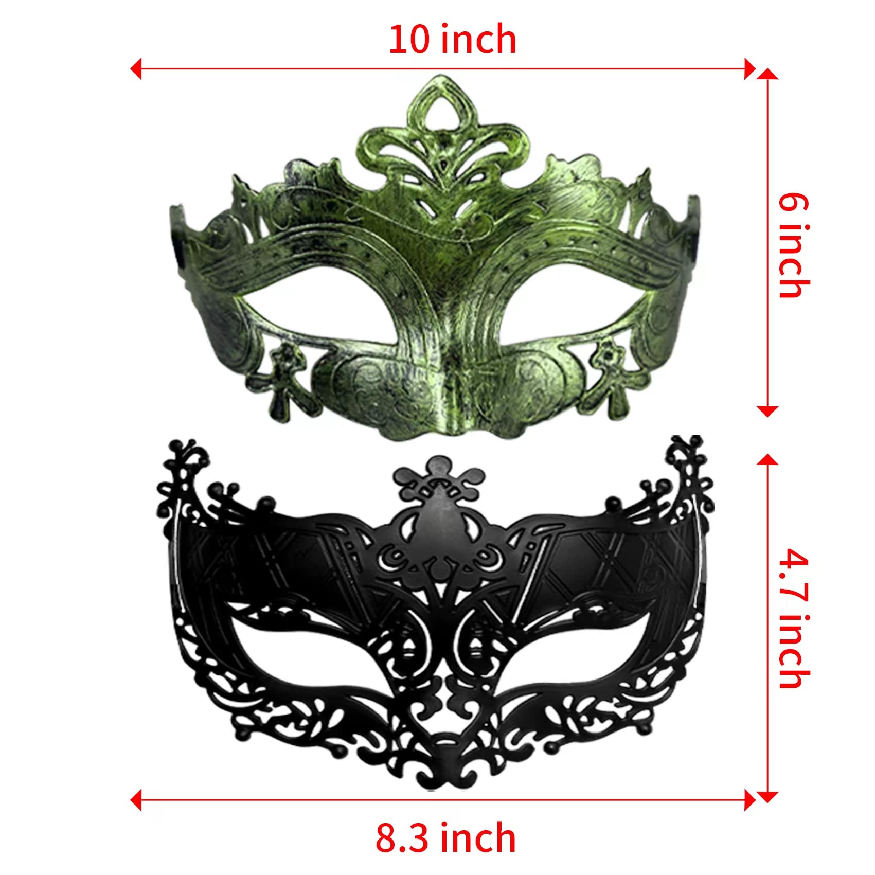 Lusy DM 40 Pieces Masquerade Mask Vintage Antique Mask Venetian Party Masks for Men Women Cosplay