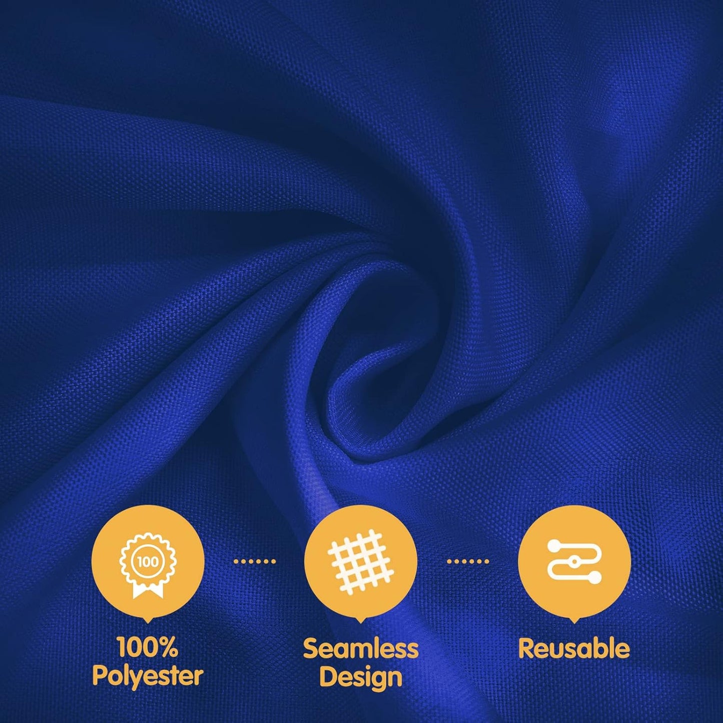 BRILLMAX 6 Pack Navy Blue Tablecloths 70 x 120 Inch for 6ft or 8ft Rectangle Tables - Rectangular Bulk Linen Polyester Fabric Washable Cloth Cover for Wedding Reception Banquet Birthday Party