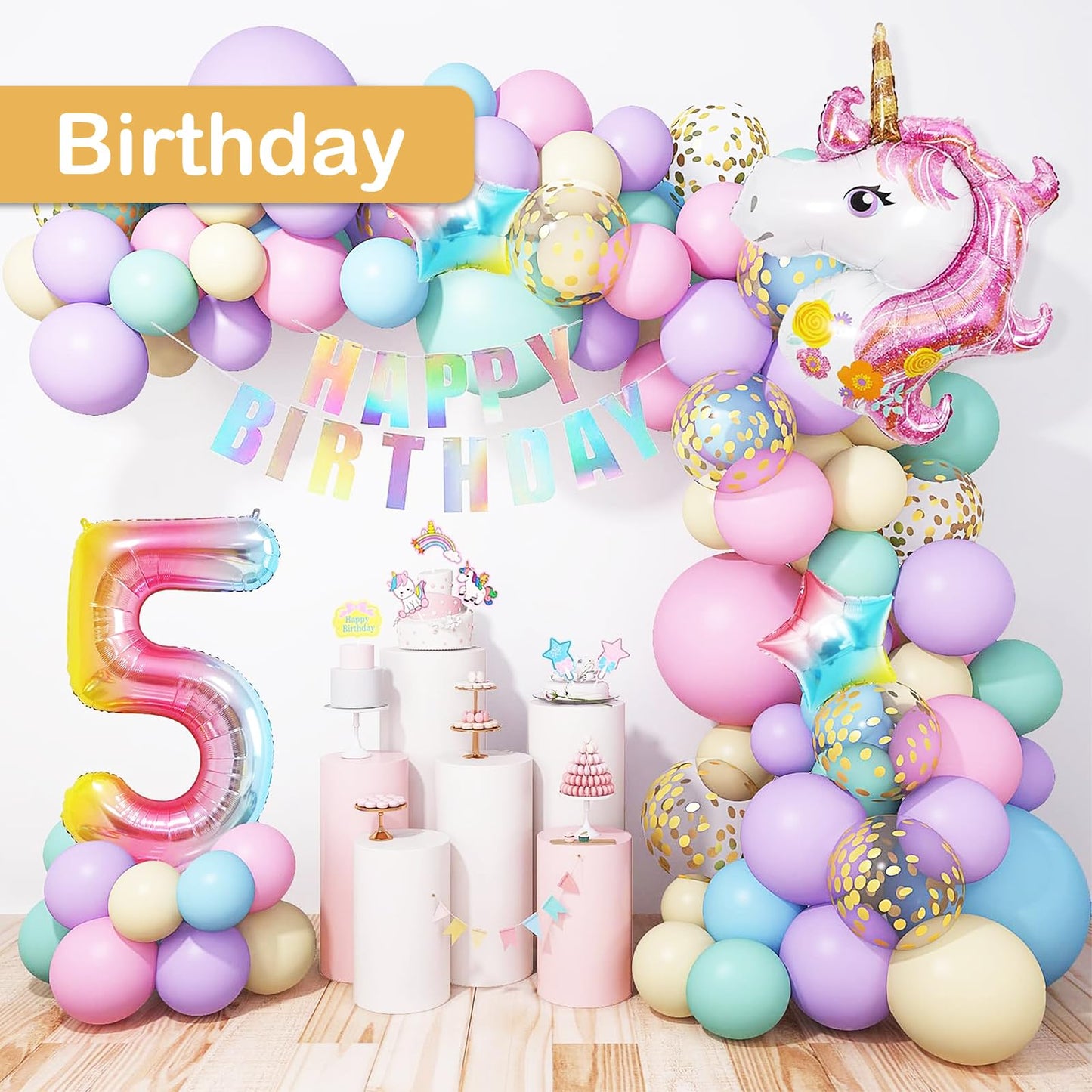 Balloon Arch Kit, Bendable 8FT and 6FT Balloon Arch Stand with Base and Manual Pump, Ballon Arch
