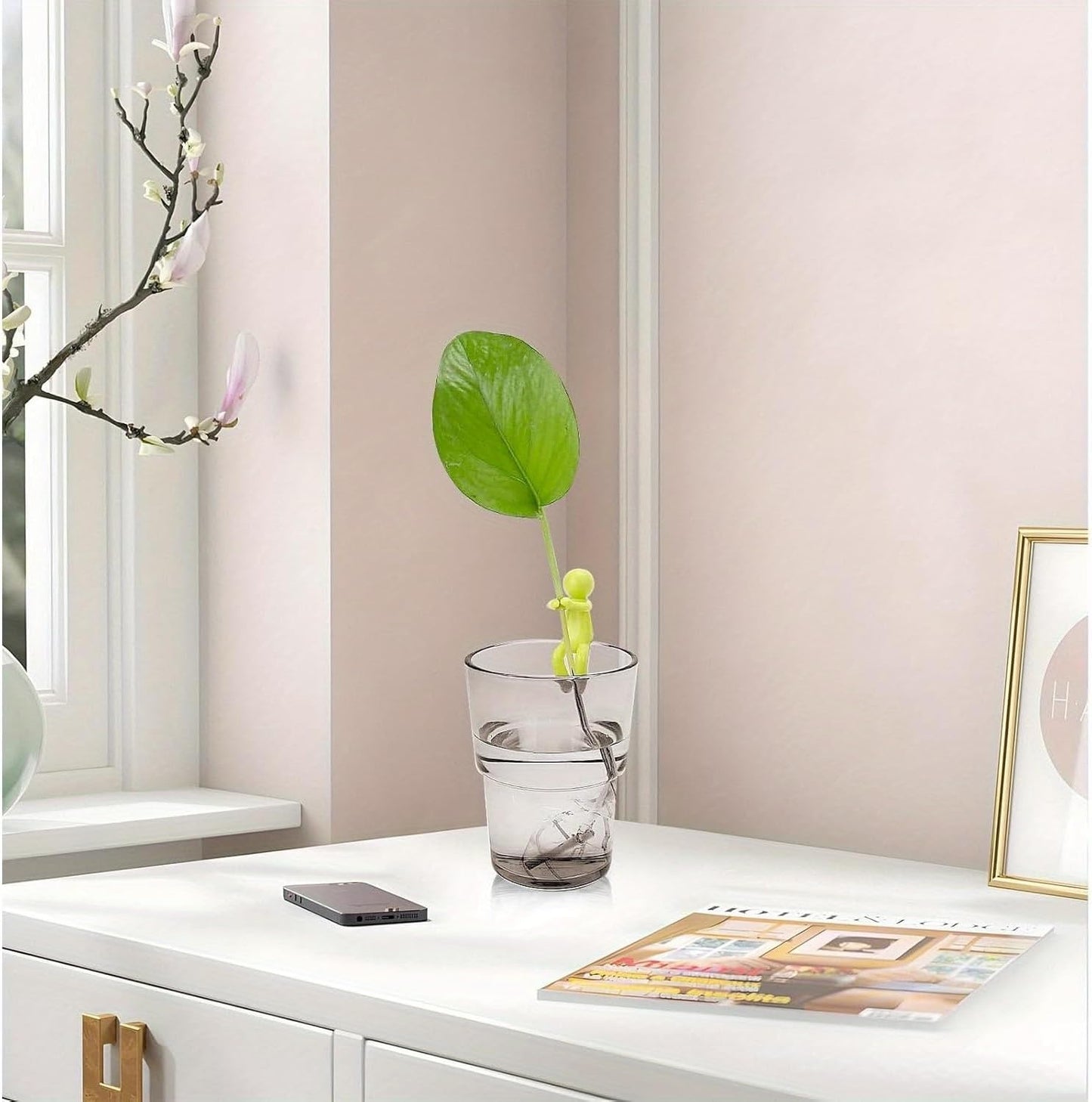 Plant Propagation Buddy, Plant Cutting Holder for Stems, Sprouts and Shoots, Plant Propagation Friends for an Indoor Garden or a Plant Propagation Station (9, Green)