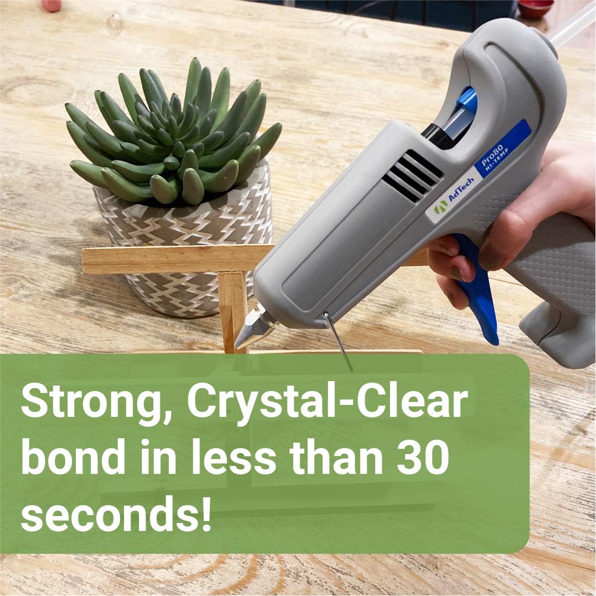 AdTech Crystal Clear Hot Glue Gun Sticks (W220-14ZIP50) ??Full Size Hot Glue Sticks. All-purpose glue sticks for crafting, scrapbooking & more. 50 pieces. Length: 4??Diameter: .44??