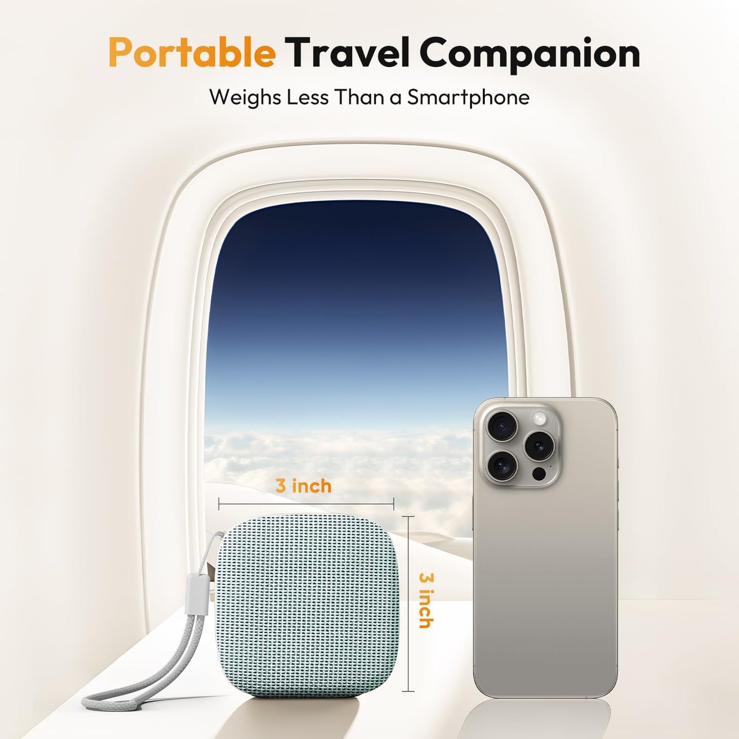 Portable Sound Machine for Travel, White Noise Sound Machine for Sleeping, 52-Hour Lasting Mini Noise Machine with 21 Quality Non-looping Sounds, Headphone Jack, Memory, Timer for Adults,Hotel(Green