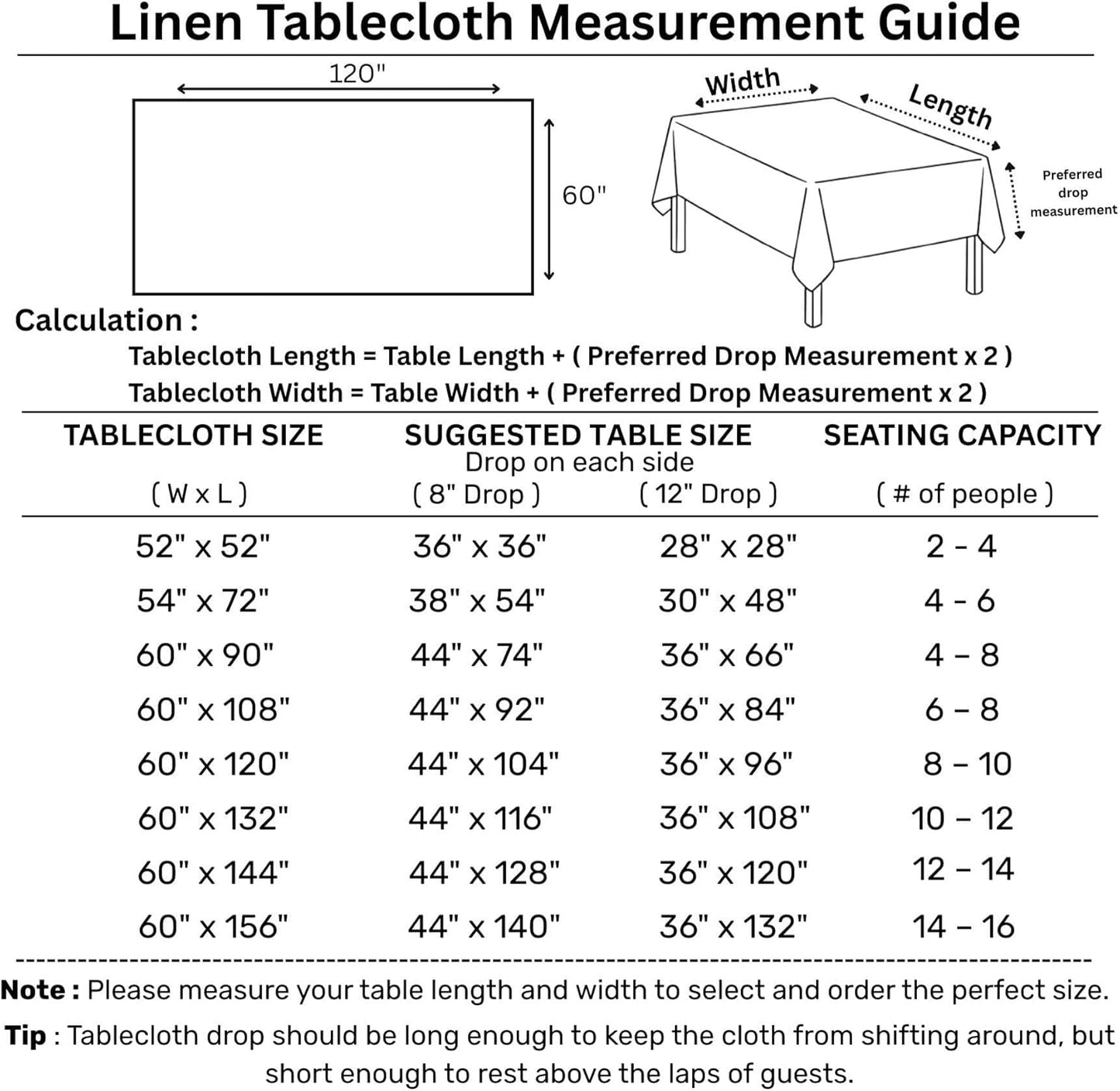 Solino Home Linen Teal Tablecloth 60 x 120 Inch - Classic Hemstitch, 100% Pure Linen Rectangular Tablecloth - Machine Washable Table Cloth for Fall, Autumn, Thanksgiving, Christmas