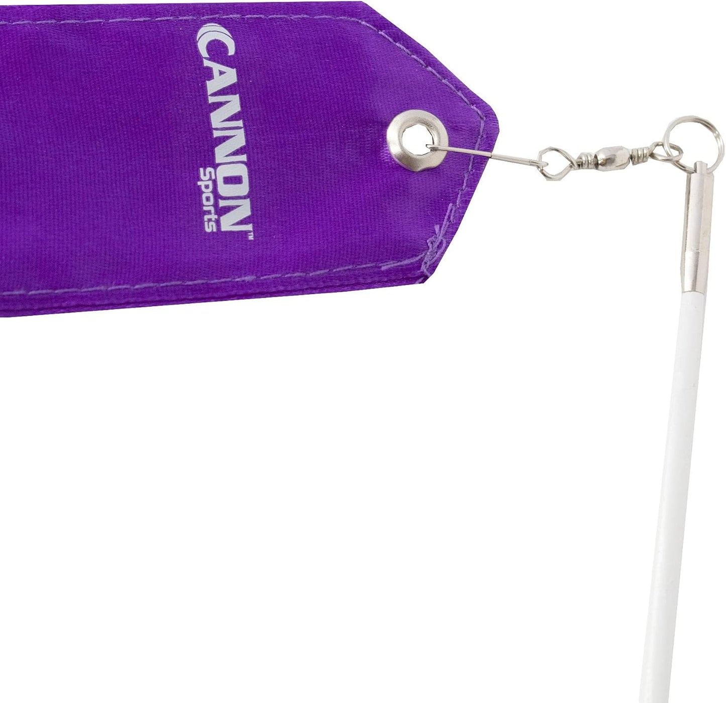 Cannon Sports Gymnastics Ribbon Wand for Dancing, Cheerleading, Olympic Tournament, & Artistic Competitions (Purple, 1-Pack)