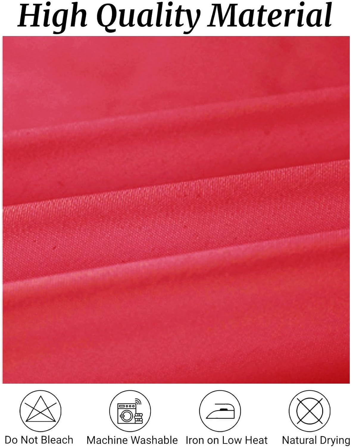 Fokitut 6 Pack Round Tablecloth, 120 Inch, Stain Resistant and Wrinkle Polyester Table Cloth, Fabric Table Cover for Kitchen Dining, Wedding, Party, Holiday Dinner-Red