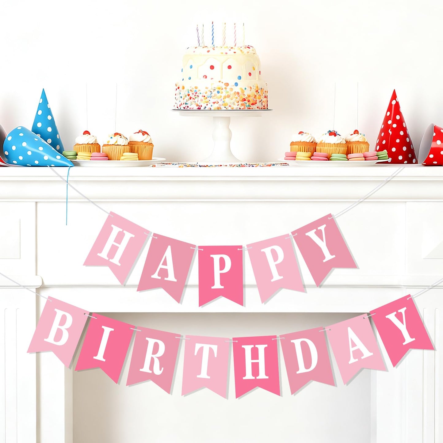 Mooliwe 171 Pcs DIY Custom Banner Kit Make Your Own Customizable Sign for Birthday Wedding Party