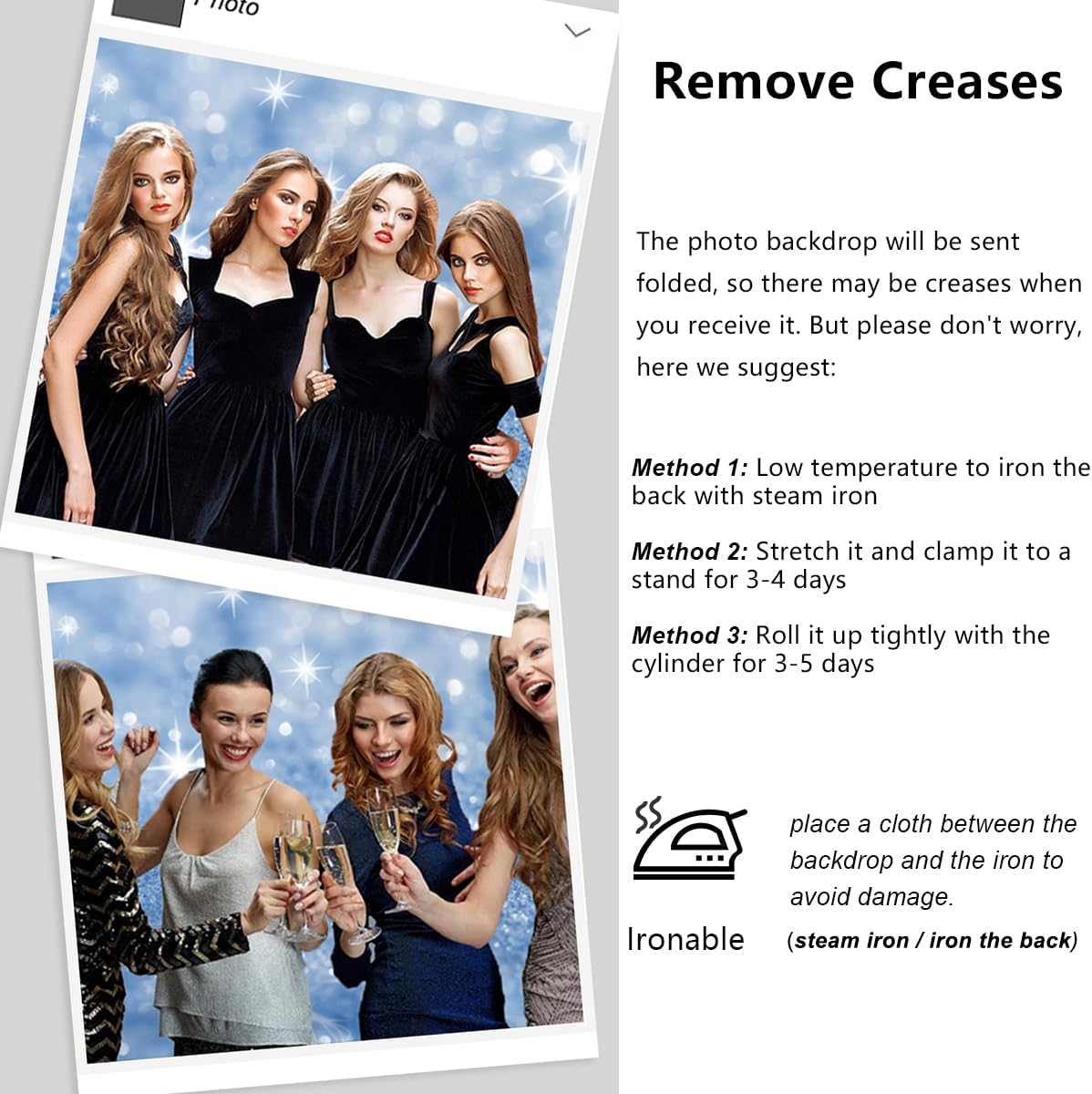 YongFoto Silver Blue Glitter Backdrop 9x6ft Silver Light Spots Blue Sequin Bokeh Photography Background Birthday Bridal Shower Wedding Photography Background Party Banner Portraits Photoshoot Props