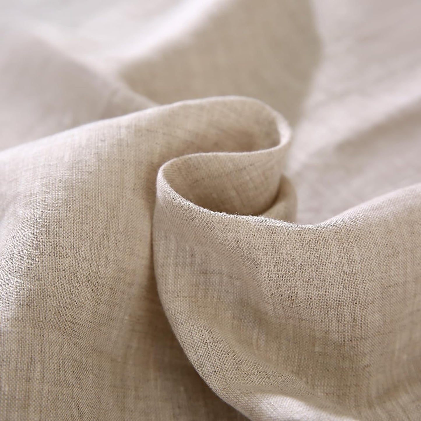 Linen Tablecloth 100% Pure Linen Table Cloth for Rectangle Tables Machine Washable Dining Fall Tablecloth