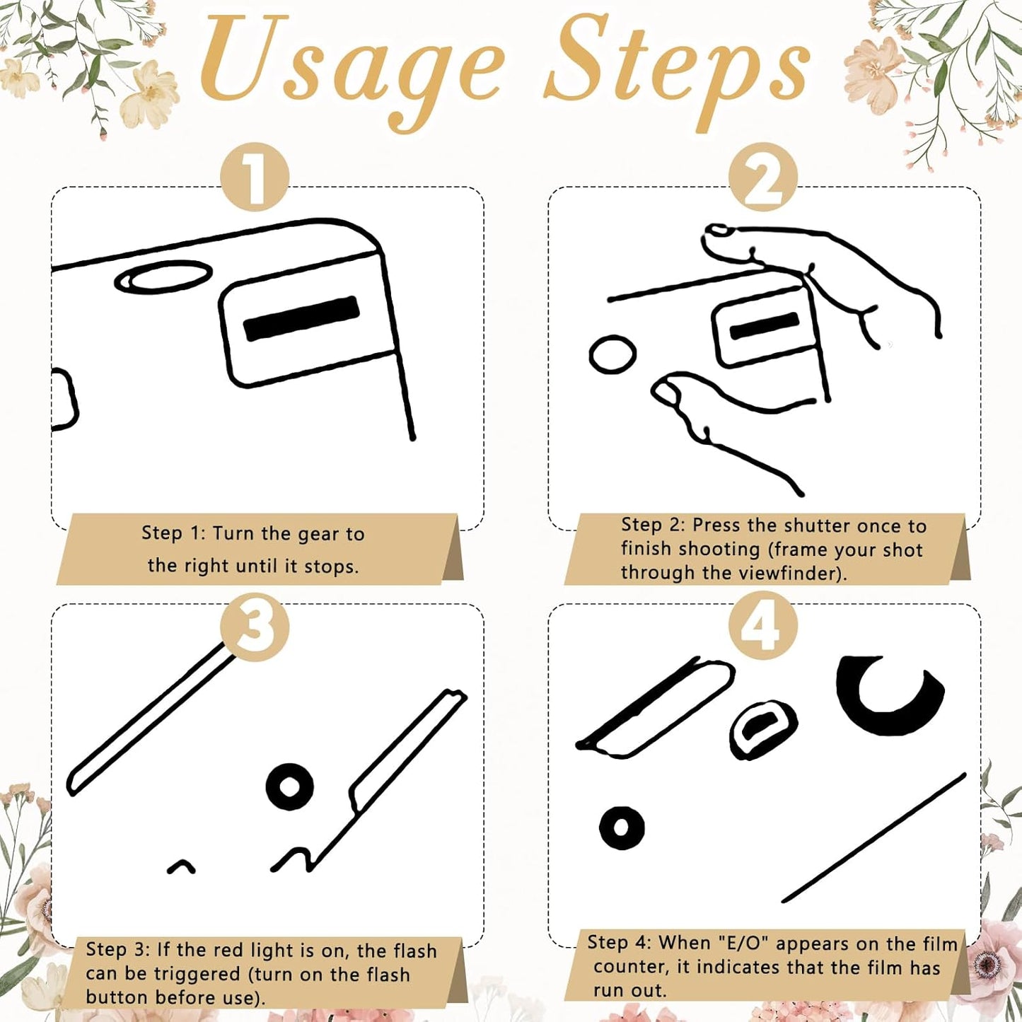 6 Pack Disposable Cameras for Wedding Bulk, 35mm White Single-Use Film Cameras with Flash, One Time Cameras for Birthday Party Baby Shower Gathering Wedding Travel, lSO 400 Film,17 Exposures