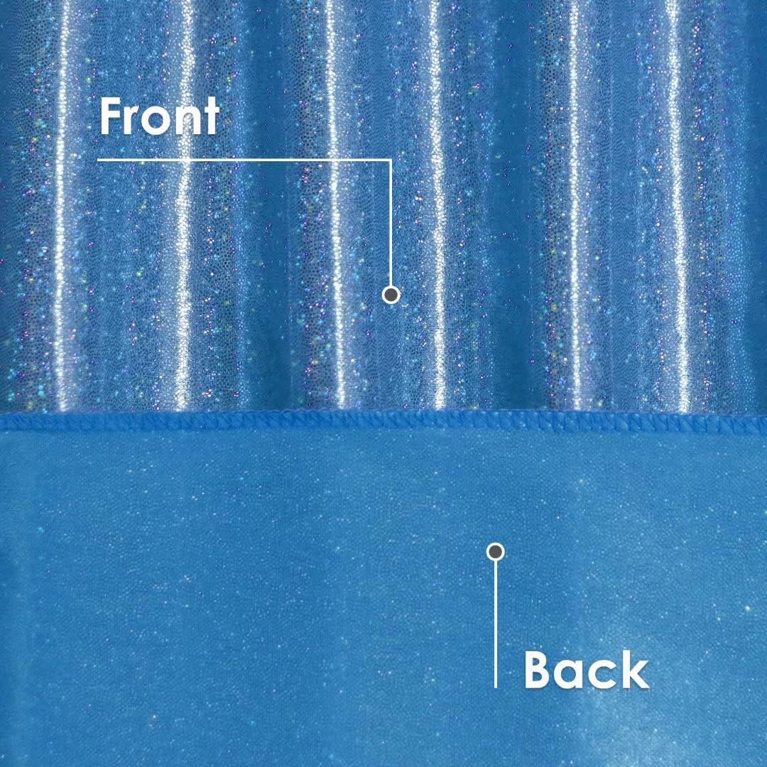 Fitable Sequin Tablecloth for Parties 60x60 Inch - Sparkle Glitter Table Cloth Laser Square Overlay for Wedding Baby Shower Ceremony Birthday Holiday Banquet Decor, Blue