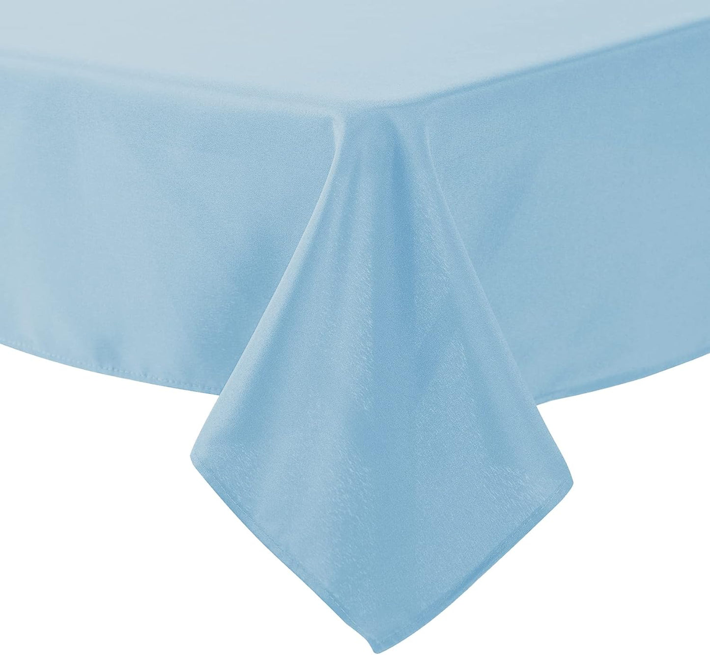 Cupuamon Square Tablecloth 70x70 inch Washable Polyester Fabric Table Cloth for Wedding Party Dining Banquet Decoration（70x70,Blue Mist）