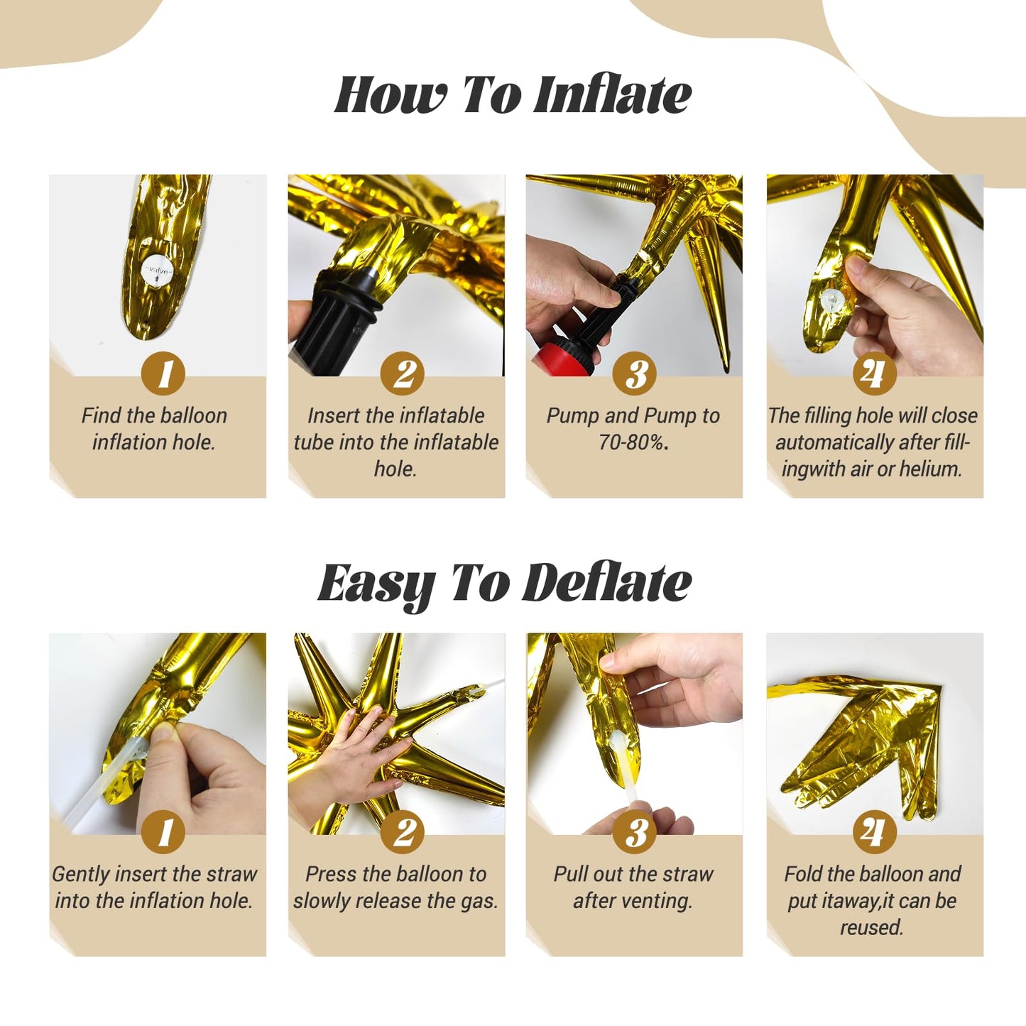 Black and Gold Balloons Garland Arch Kit with Black Gold Confetti Balloons