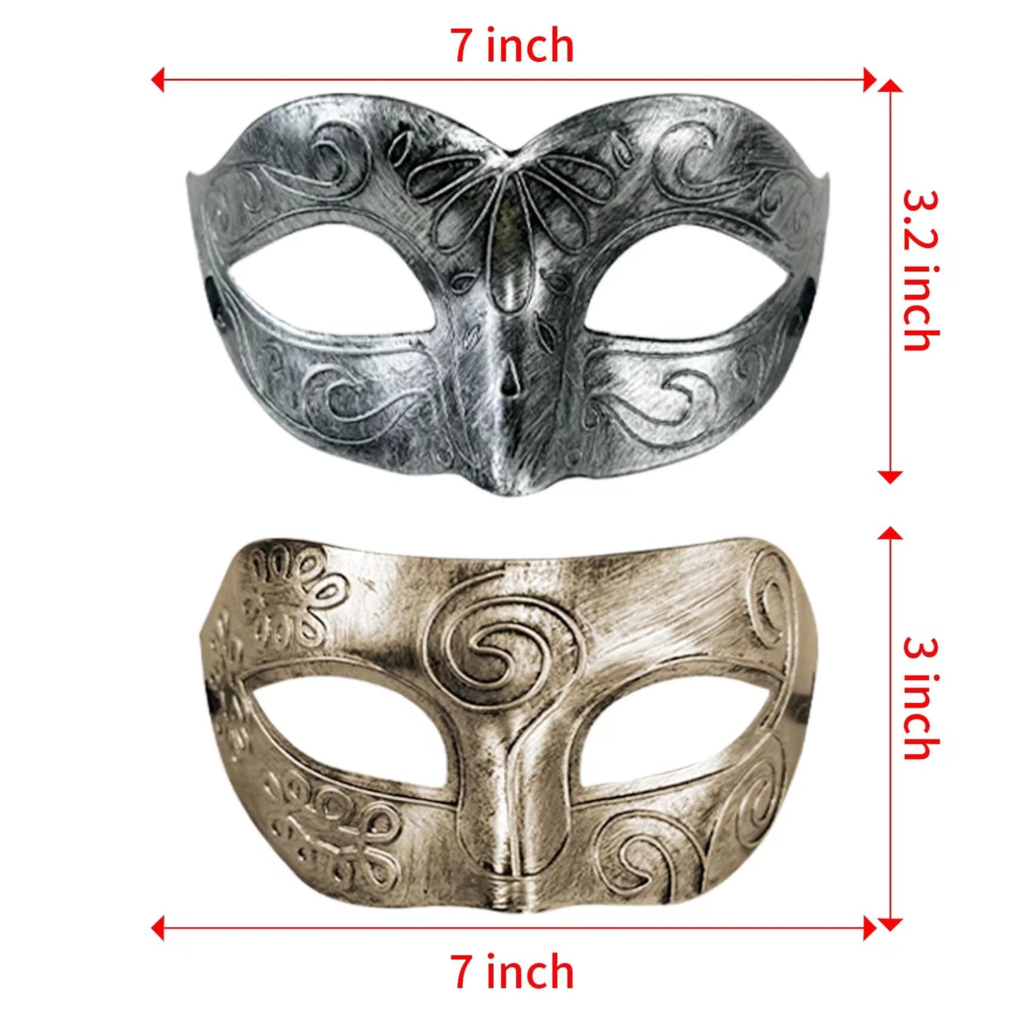 Lusy DM 40 Pieces Masquerade Mask Vintage Antique Mask Venetian Party Masks for Men Women Cosplay