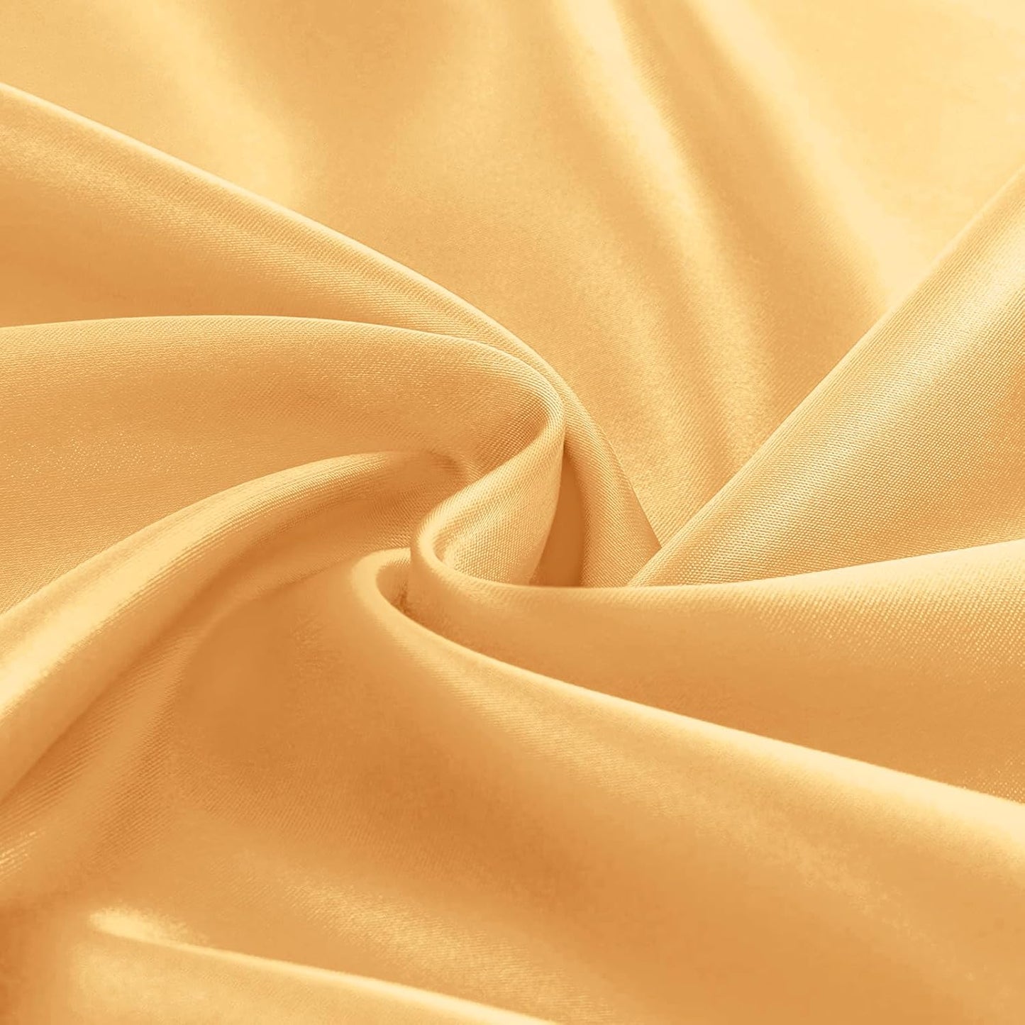 KKJIAF 1 Pack 108 Inch Round Table Cloth, Gold Overlay Round Satin Table Cover, Silky Satin Dining Tablecloths for Wedding Buffet Parties Banquet Decoration