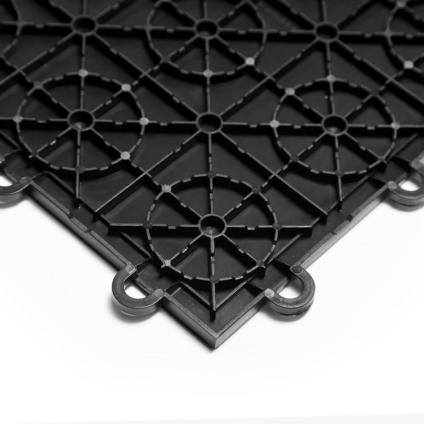 IncStores 3/8" Thick Snap Together Dance Flooring Tiles | 12”x12” Printed Vinyl Dance Floor Tiles for Practice & Performance | Beachwood | 9 Tile Pack