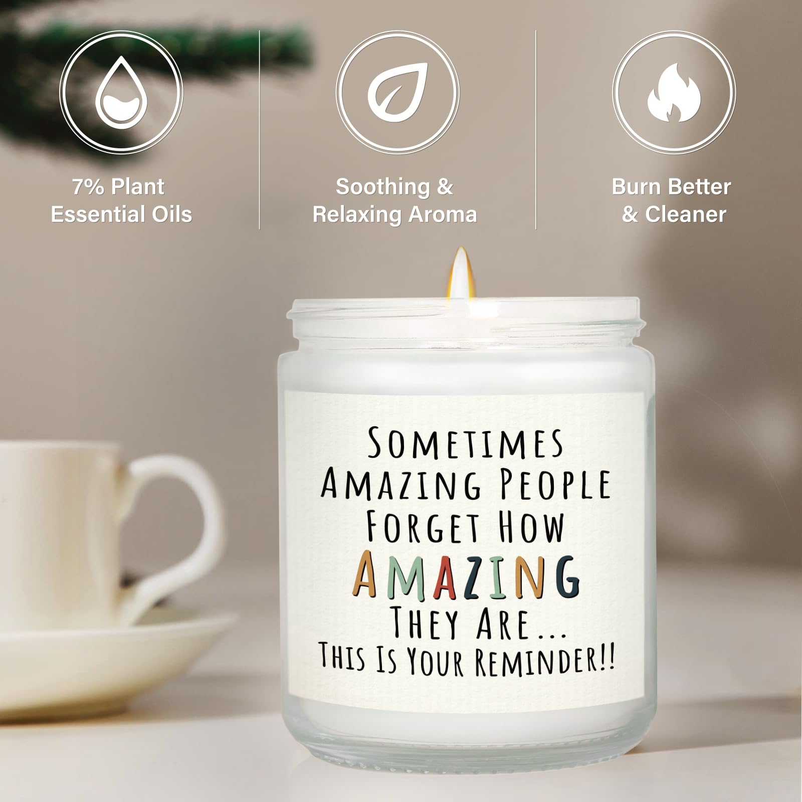 Craftique Gifts for Women, Birthday Gifts for Women- You're Amazing Candle