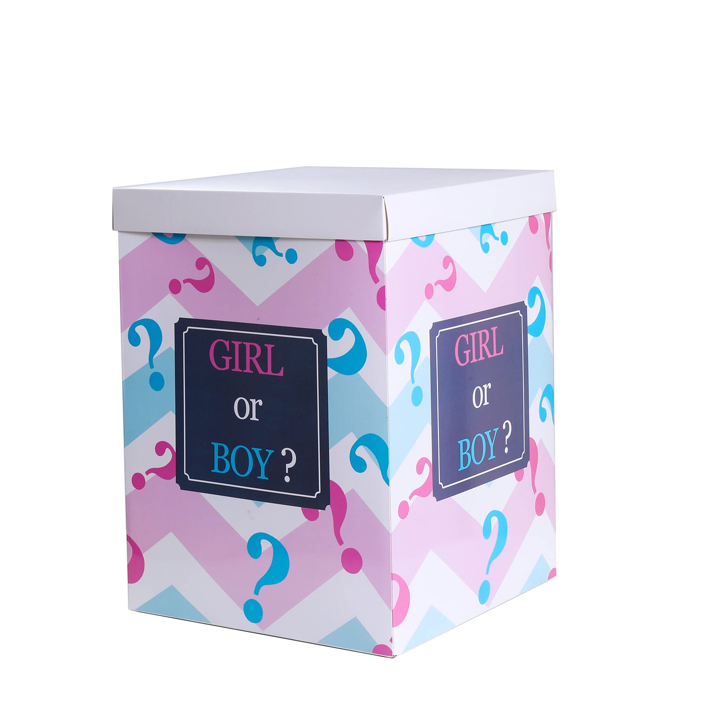 MEYSIMOON Gender Reveal Balloon Box Funny Idea for Boy Girl Gender Reveal Party Decorations