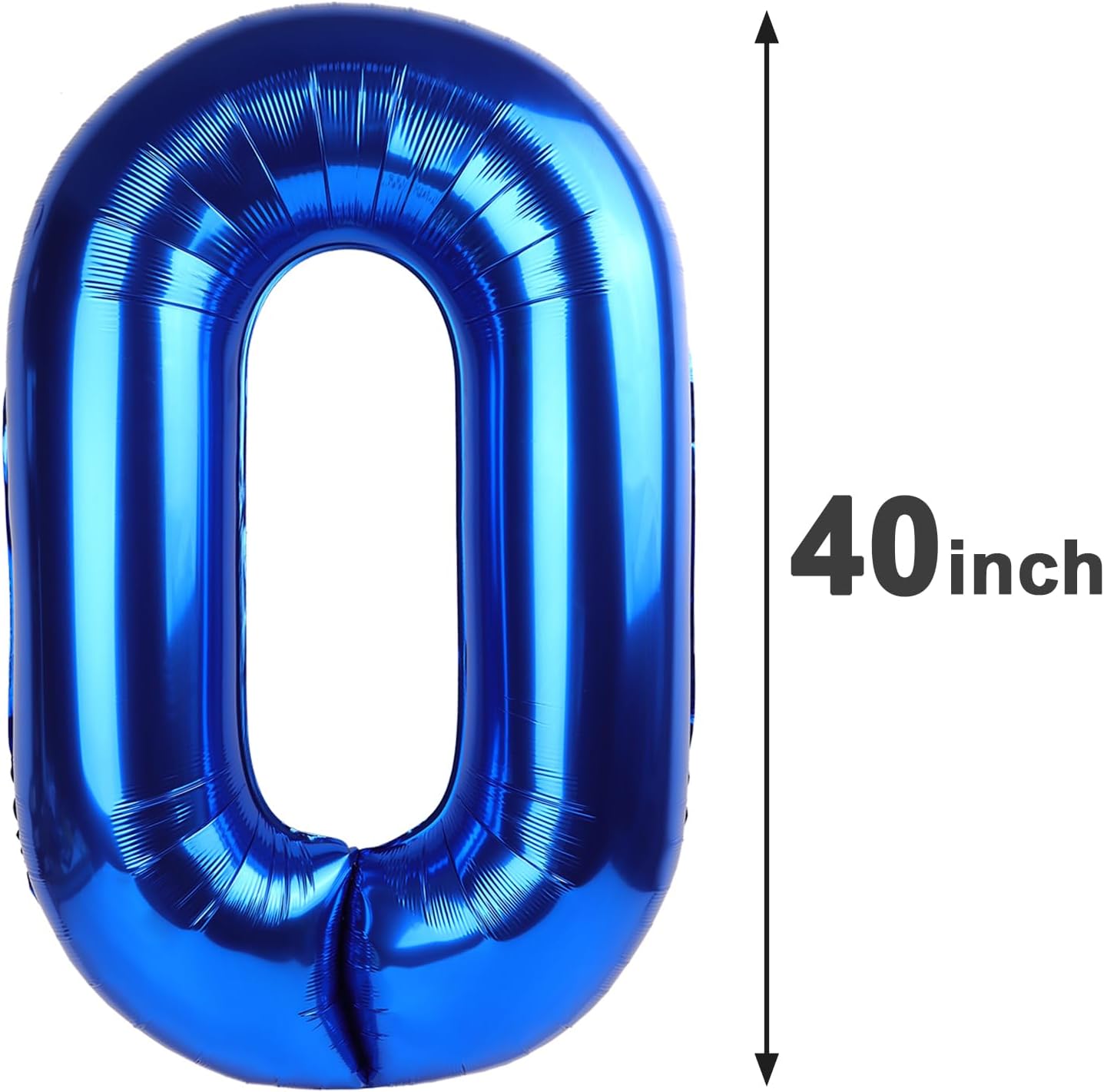 Giant Navy Blue 90 Balloon Number 40 Inch, 90 Number Balloons Birthday Supplies, 90 Year Old Birthday Party Celebration, 90 Balloons Graduations Anniversary Decorations