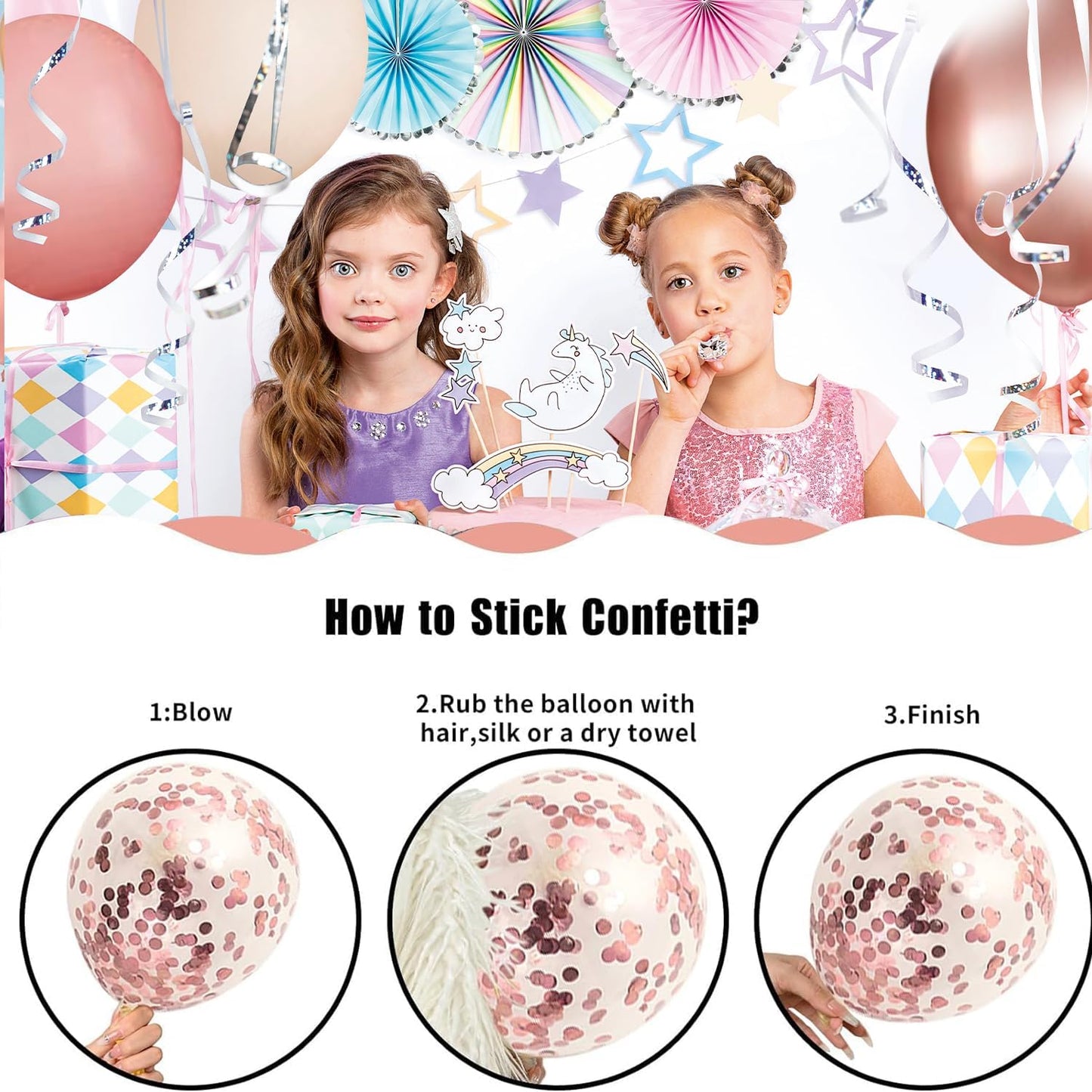 Blush Pink Balloons Garland Arch Kit,144pcs Retro Pink Rose Gold Sand White Confetti Balloons for Girls Women Bridal Baby Shower Valentines Wedding Engagement Birthday Party Decorations……