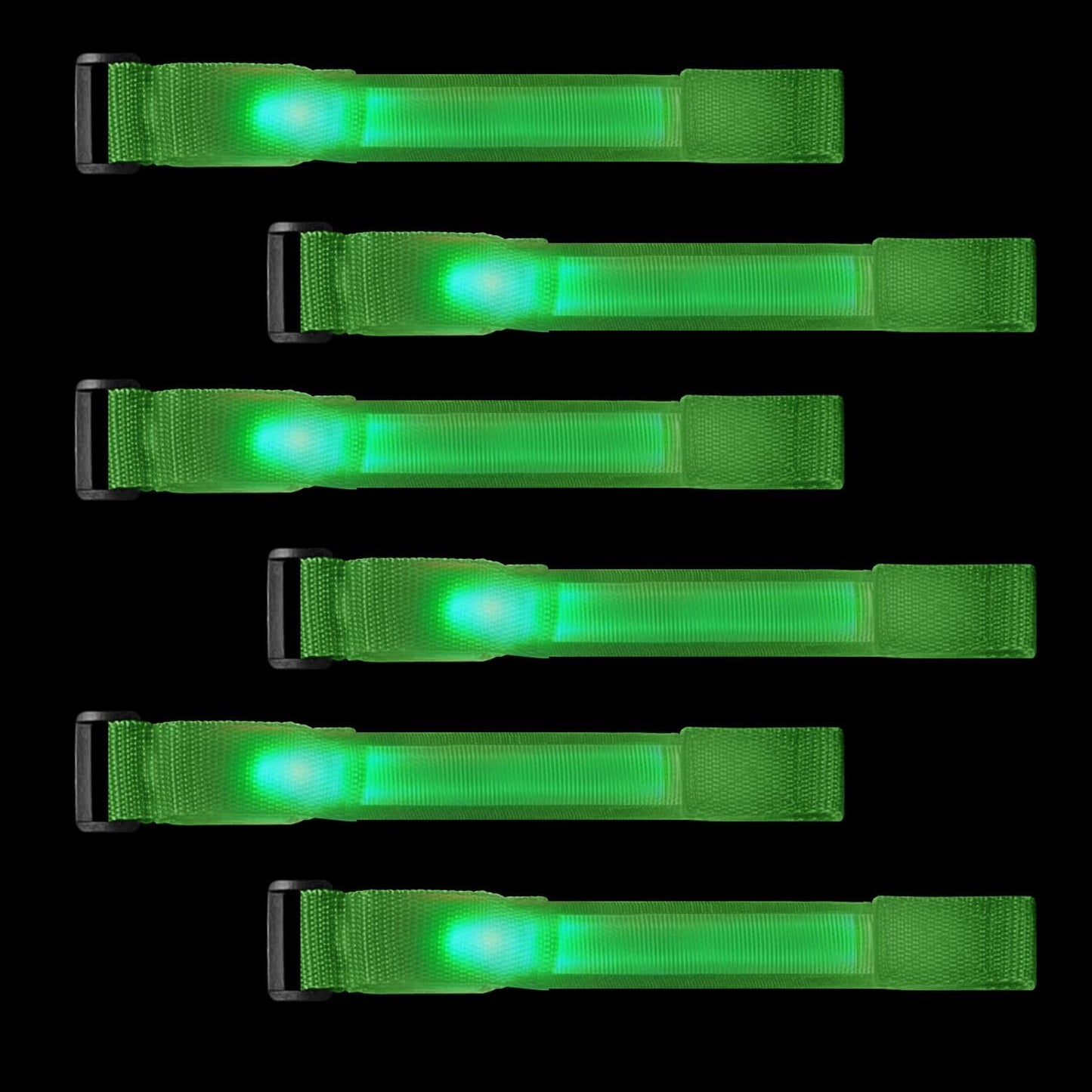 M.best 8pcs LED Light Up Bracelets Glow Flashing Wristbands Glow in The Dark Party Supplies for Wedding, Raves, Concert, Camping,Sporting Events, Party