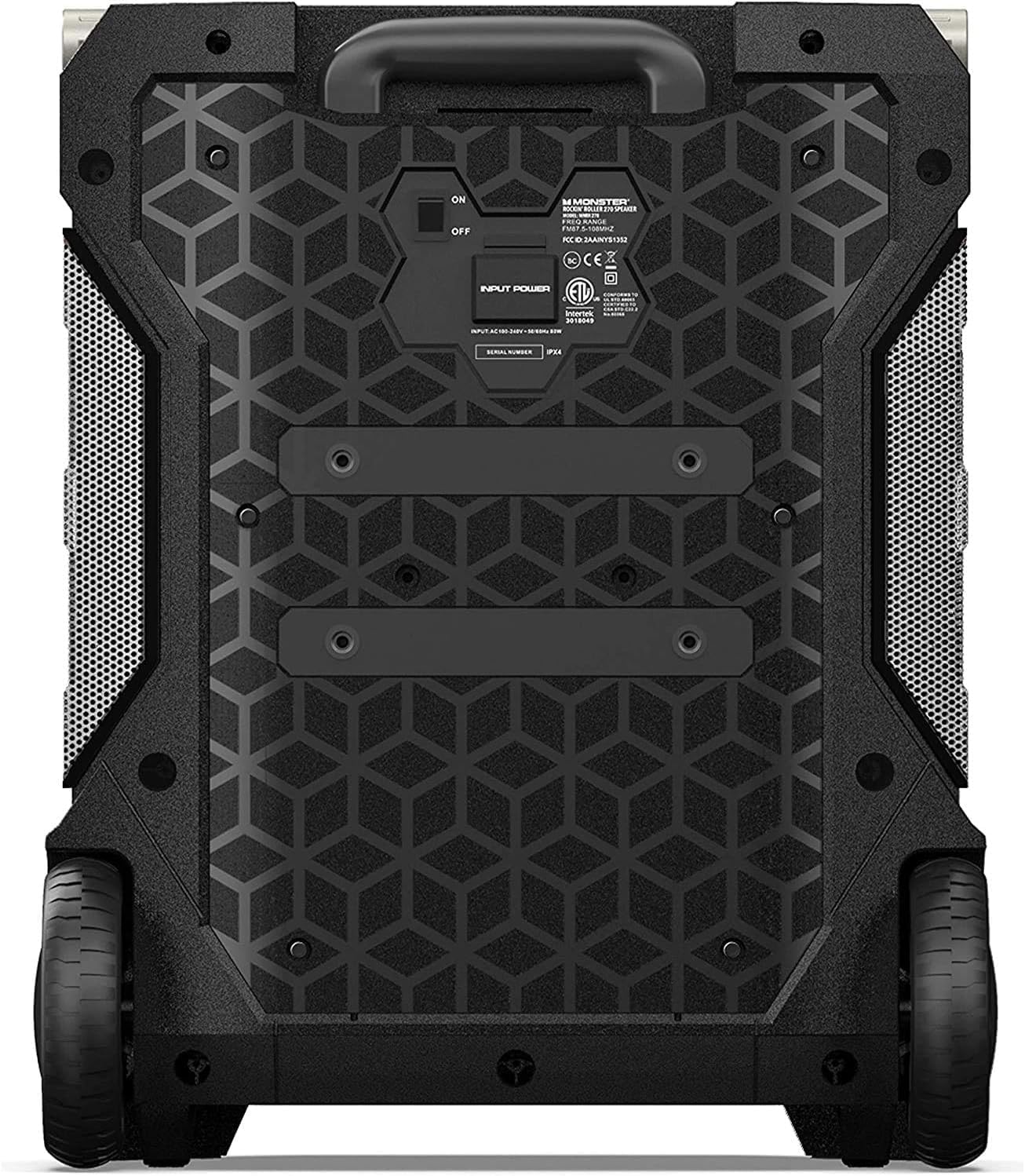 Monster Rockin’ Roller 270 Indoor/Outdoor Portable Bluetooth Speaker | up to 200W of 270 Degree Sound & up to 100 Hours of Playtime