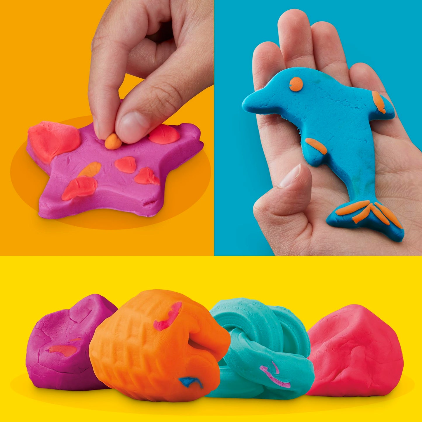 Play Doh Bulk Handout 42-Pack of 1-Ounce Modeling Compound Cans, Back to School Gifts, Prizes, &