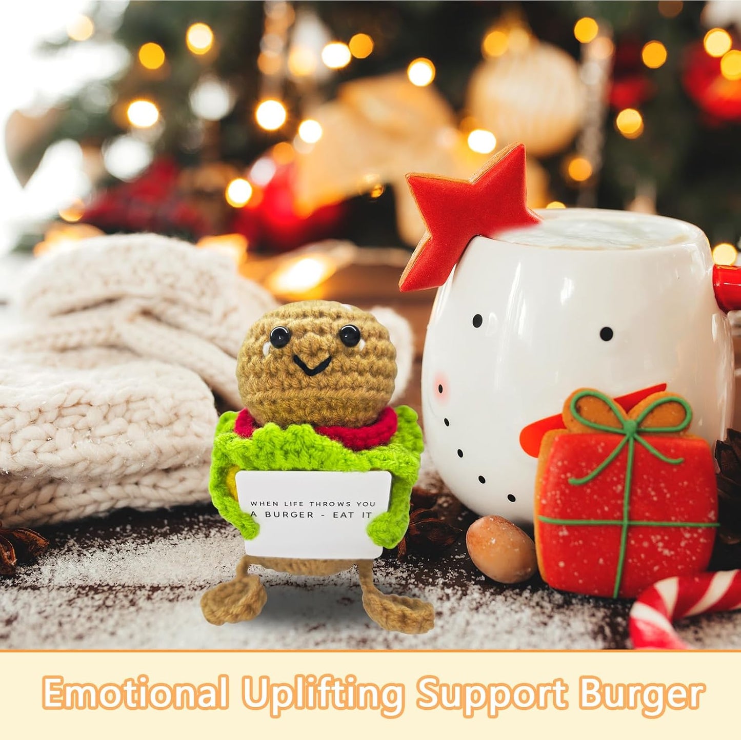 Too Cute to Eat! Mini Amigurumi Hamburger-Handmade Crochet Fun for Home & Gifts!