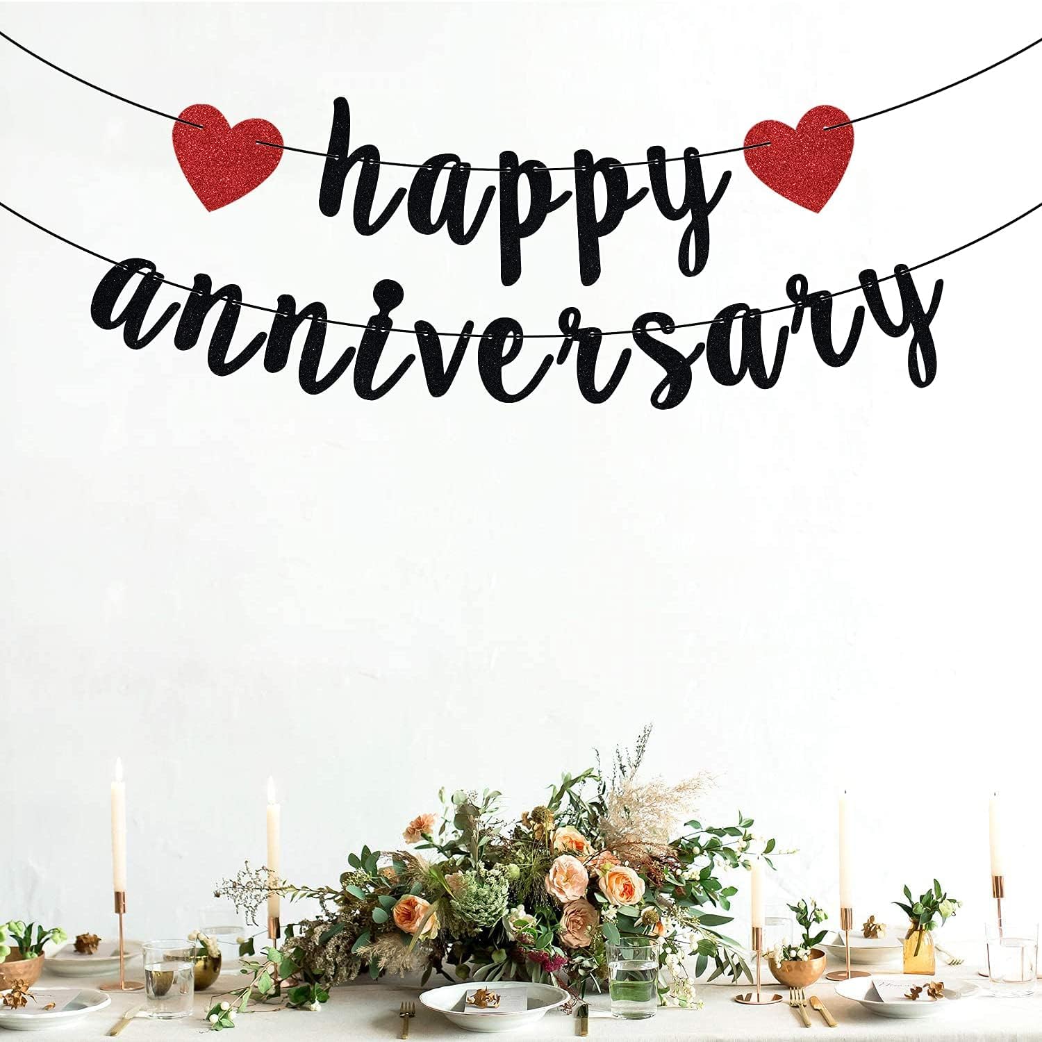 Happy Anniversary Banner, Anniversary Party Decorations, We Still Do, Happy Wedding Day Party