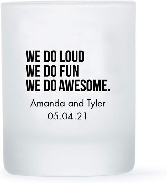 WEDDINGSTAR Personalized 3oz Frosted Shot Glass Customizable Full Color Print - 96 pack