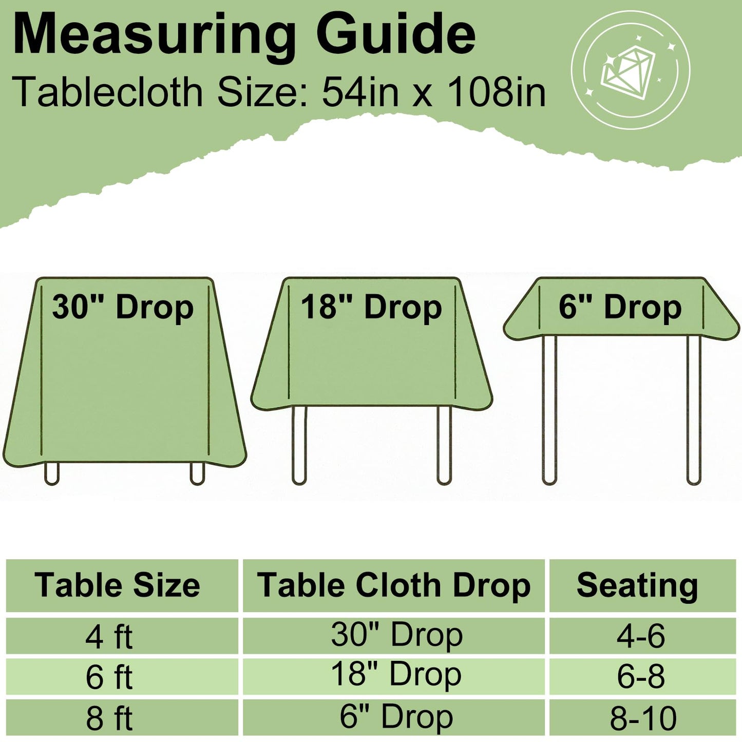 misaya 4 Packs Buffalo Disposable Table Cloth, 54 x 108 Inch Waterproof Plastic Tablecloth