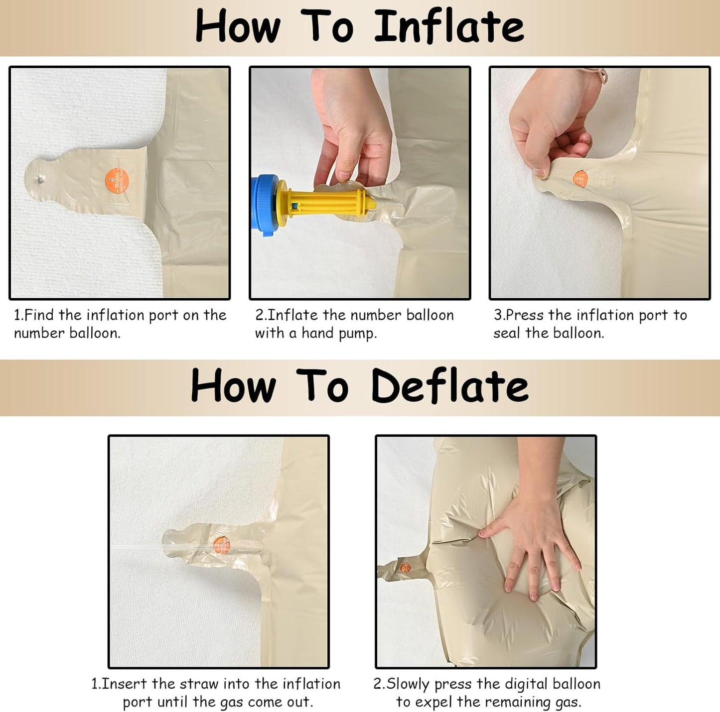 40 Inch Letter Balloons B, Big Custom A-Z Alphabet Foil Name Balloon Cream White, Self Inflating Beige Customize Helium Balloon Letters B for Women Girls Birthday Bride Baby Shower Party Decorations