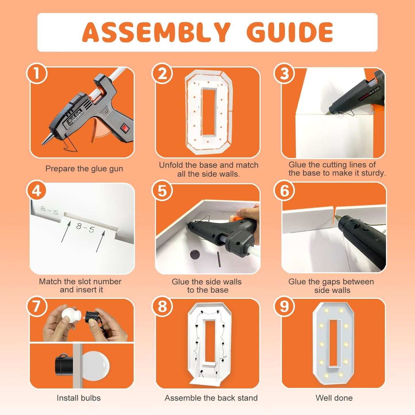 3FT Marquee Letters K, Party Decoration Large Marquee Light Up Letters, Pre-cut Foam Board Letter Set for Birthdays Baby Shower Wedding Event Bridal Shower Engagement Anniversarty Party Decor