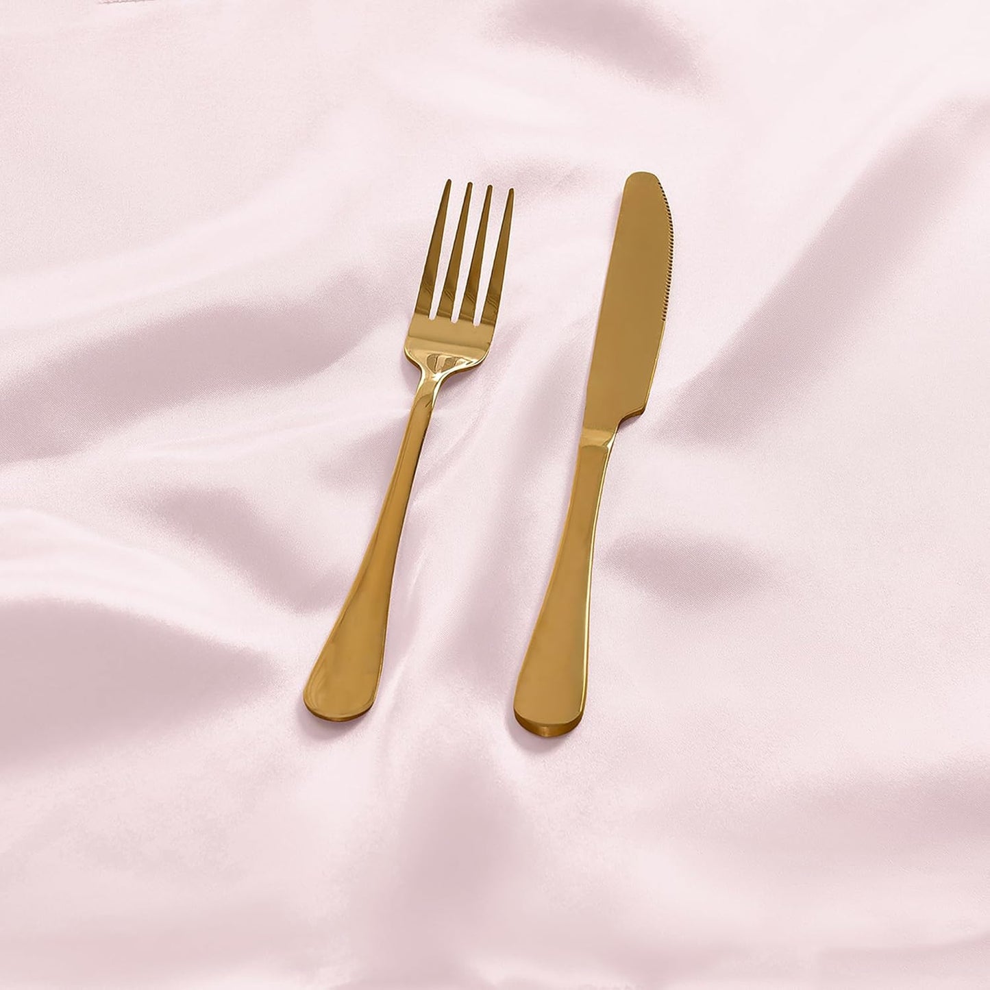 12 Pieces Light Pink Satin Napkins, 17" x 17" Square Table Napkins, Silky Soft Smooth Washable Napkins for Restaurant, Weddings, Dinner, Party Decoration