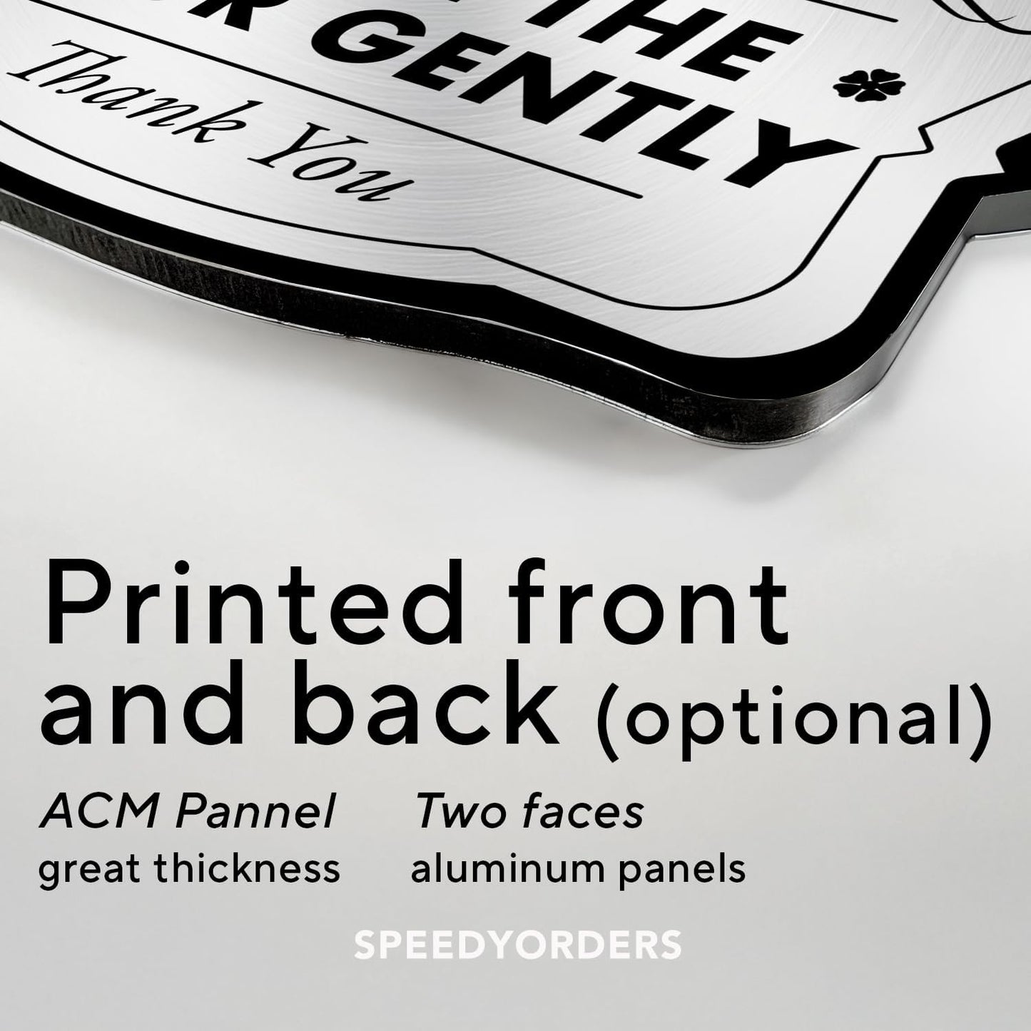 Custom Personalized Metal Signs - Aluminum 12x8 In, Waterproof, Silver, Driveway, USA