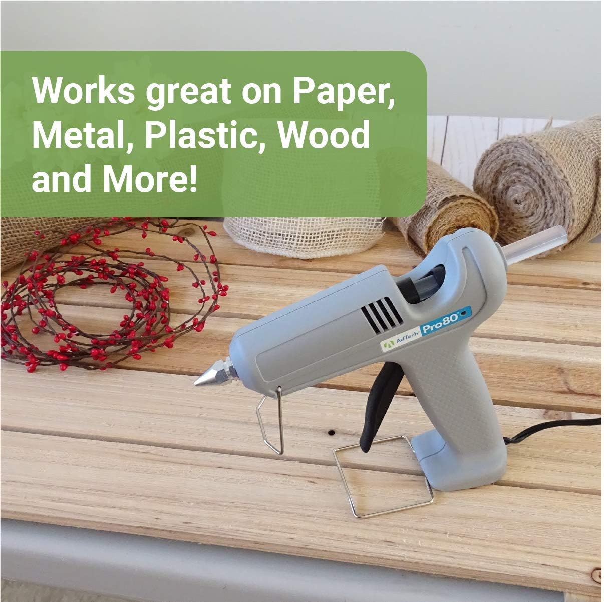 AdTech Crystal Clear Hot Glue Gun Sticks (W220-14ZIP50) ??Full Size Hot Glue Sticks. All-purpose glue sticks for crafting, scrapbooking & more. 50 pieces. Length: 4??Diameter: .44??