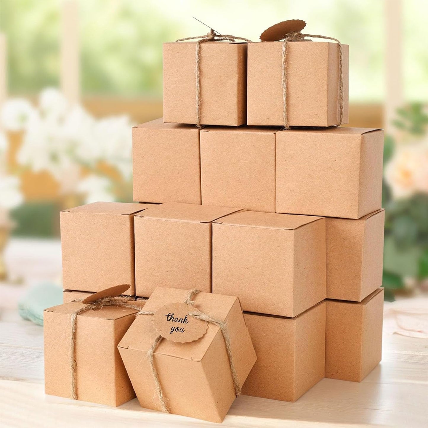 VGOODALL 50 PCS Small Gift Boxes, 2x2x2 Inch Mini Party Favor Boxes