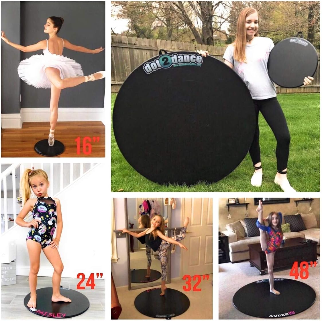 Portable Dance Floor, Marley Flooring Ballet Training Equipment, Tap Dance Floor, Turning Boards for Dancers & Figure Skating Practice Mat, Tap Board for Tap Dancing, Practice Pirouette