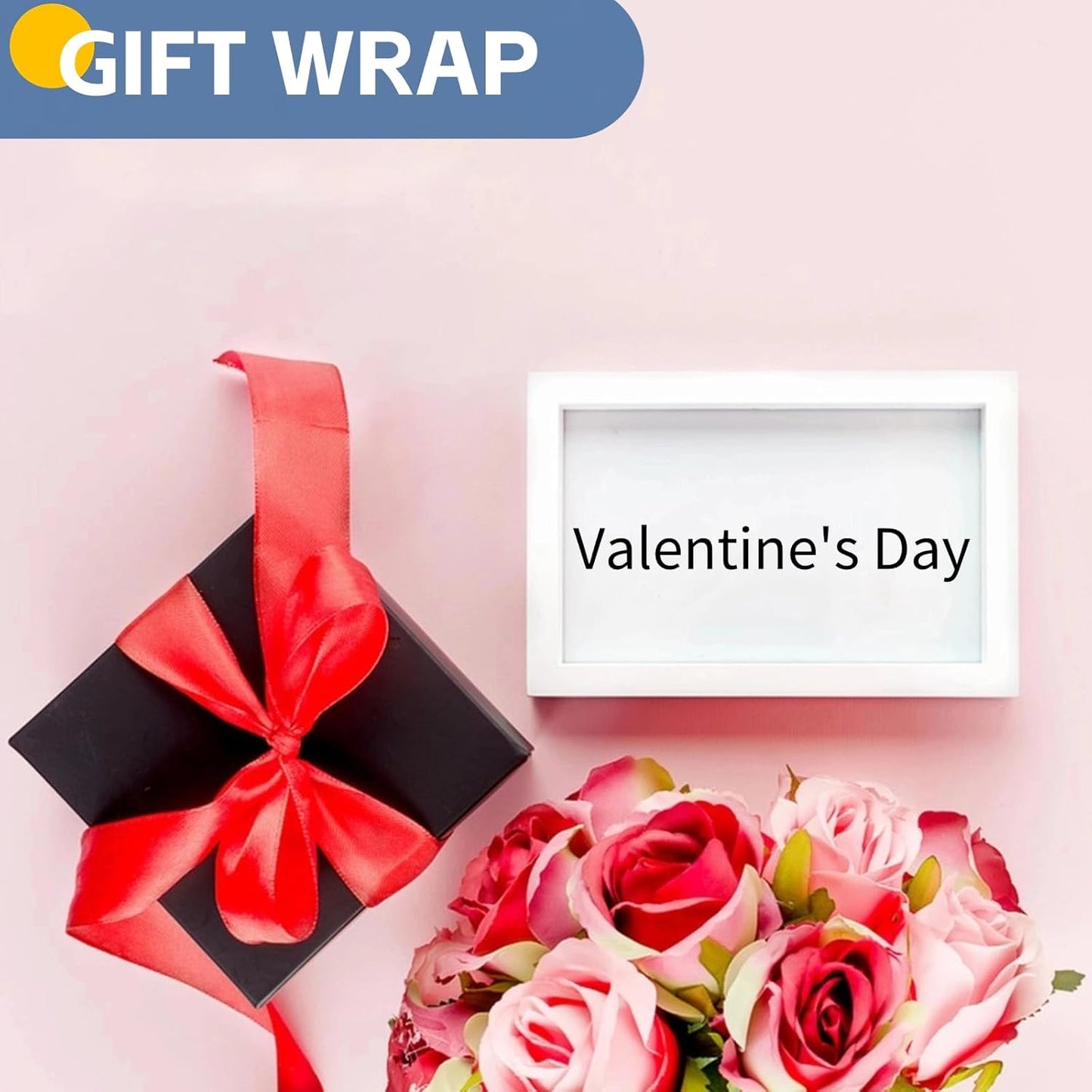 Black Wrapping Paper, 15"×900" (75FT) Art Paper Craft Kraft Paper Roll for Poster Bulletin Board, Construction Paper Roll for Father?™s Day Men Birthday Valentines Halloween Bouquet Flower Packing