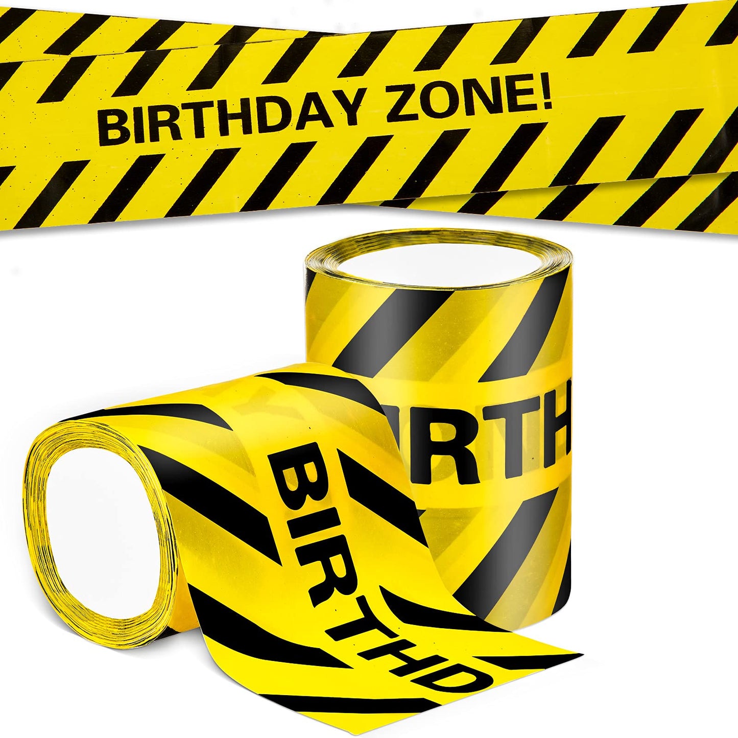 Kasyat 2 Rolls Construction Birthday Caution Tape Party Decoration