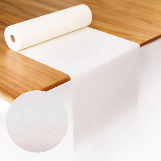 American Homestead Paper Table Runner Roll - 78 ft. Disposable Linen-Like Table Cover Roll - 20 Perforated Table Runners (16" x 48") for Parties, Weddings, and Events - Ivory