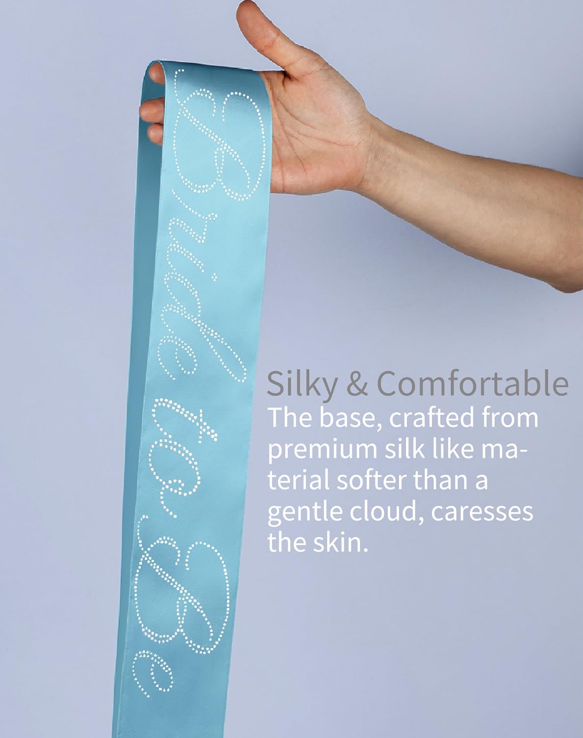 Bride to Be Sash Blue Bachelorette Party Costume Accessories Party Favors Bridal Shower Accessory, Bach Party Decorations, Engagement Party Supplies