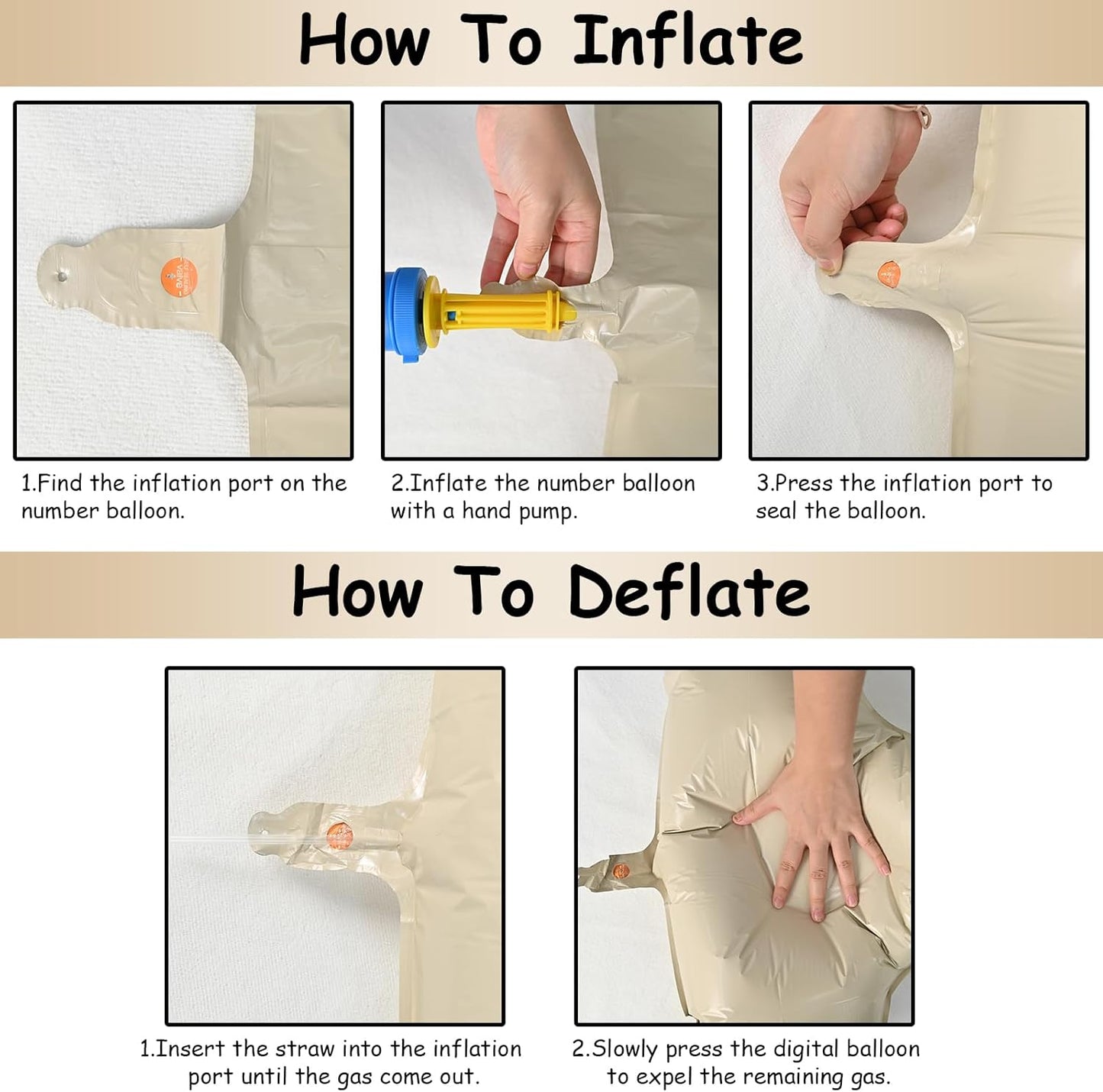 40 Inch Letter Balloons R, Big Custom A-Z Alphabet Foil Name Balloon Cream White, Self Inflating Beige Customize Helium Balloon Letters R for Women Girls Birthday Bride Baby Shower Party Decorations