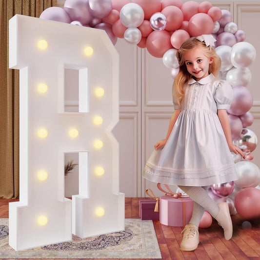 imprsv 4FT Marquee Light Up Letters for Birthday Party Decorations Marquee Letters for Marry Me Wedding Event Bridal Shower Engagement Anniversarty Party Decor,Letter R