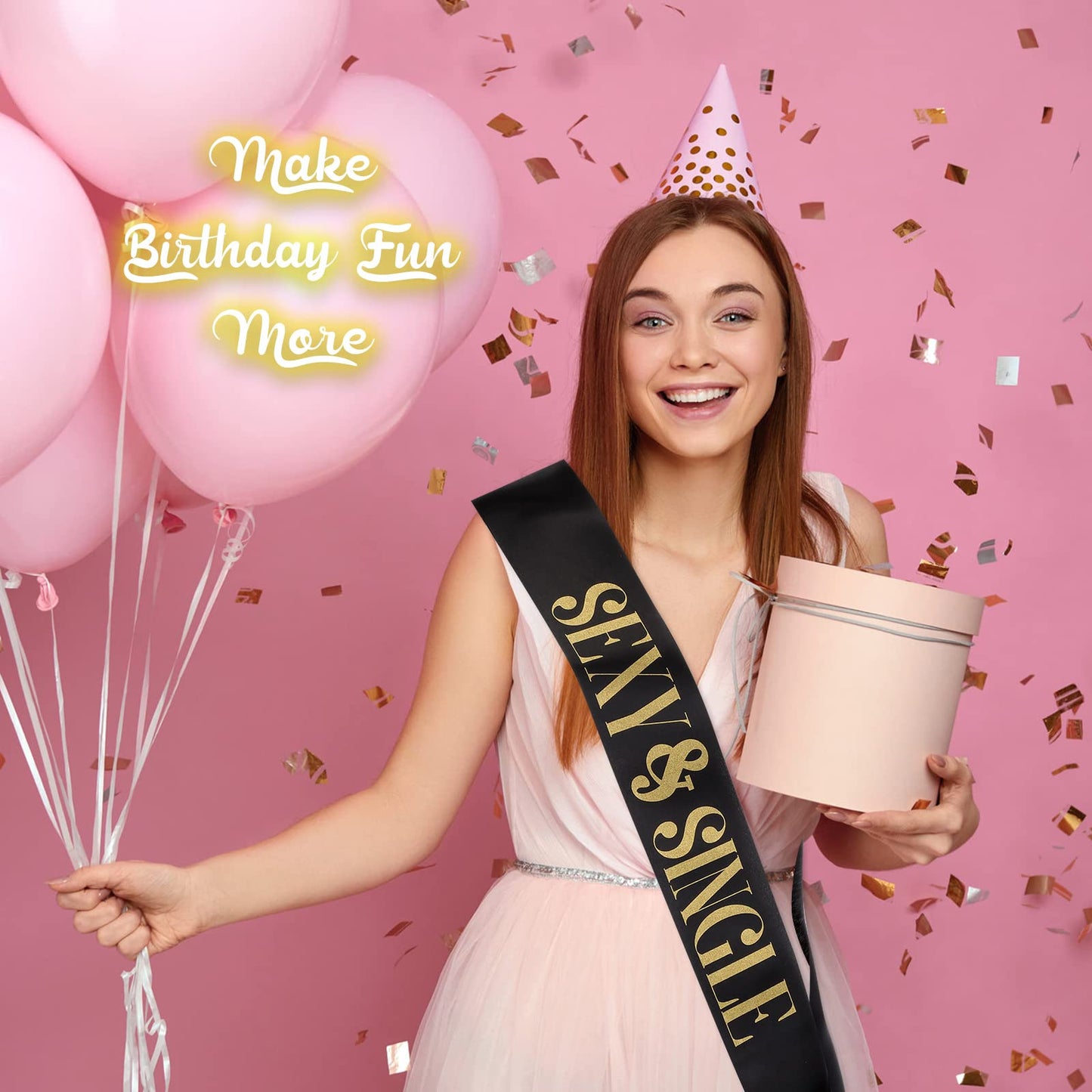 Weewooday 10 Pieces Birthday Sash for Women Happy Birthday Sash for Queen Party Favors, 2