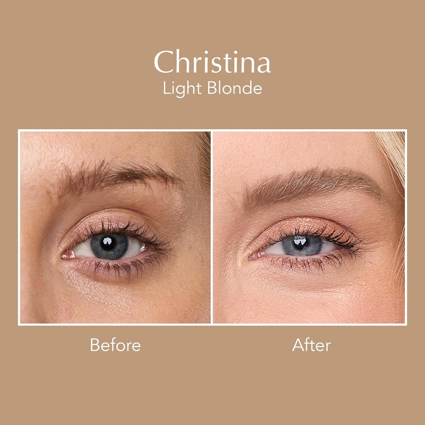 Thrive Causemetics Infinity Waterproof Eyebrow Pencil, Retractable Brow Pencil, Hyaluronic Acid, Shea Butter, Dual Ended Eyebrow Brush Spoolie, Fine Tip, Vegan, Cruelty Free, Christina (Light Blonde)