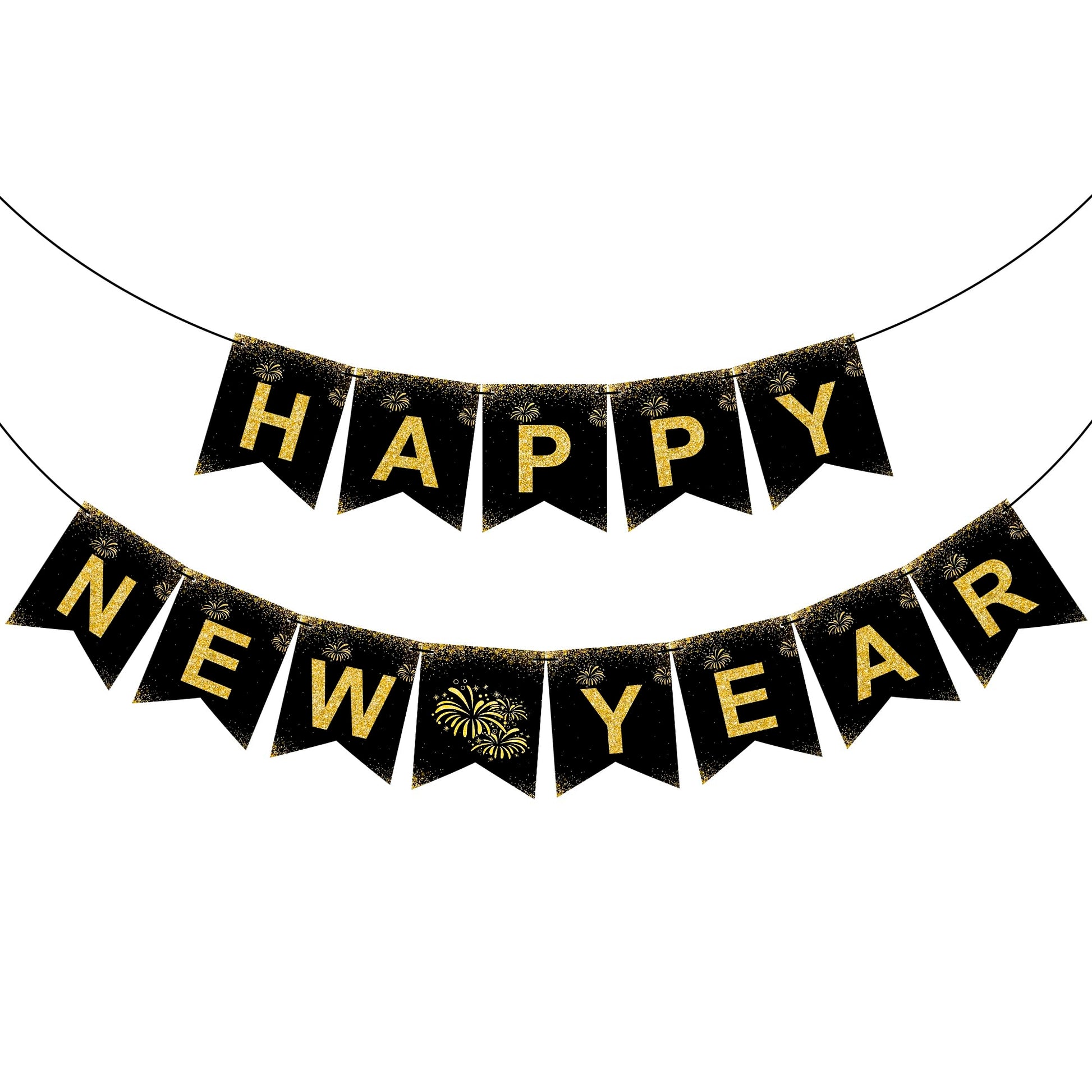 OHOME New Years Decorations 2027 - Happy New Year Banner - New Years Eve Party Supplies - Happy New