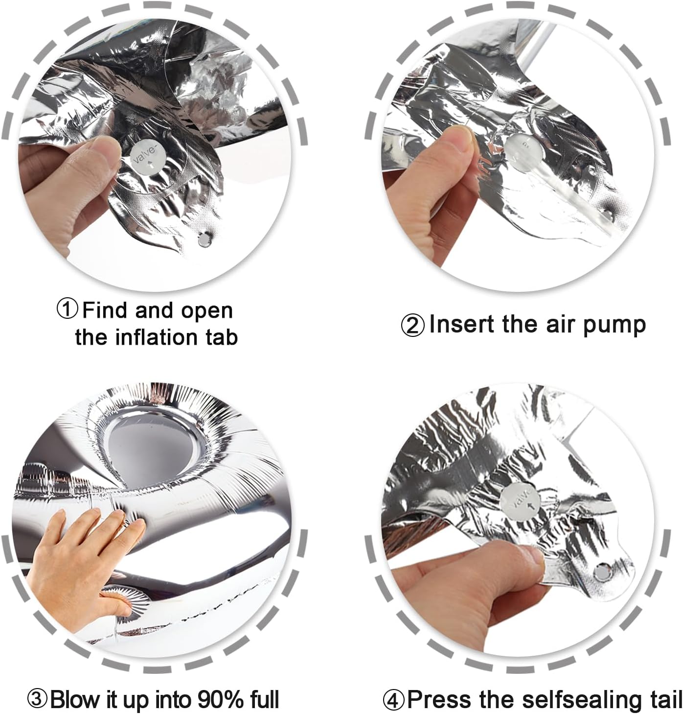 Silver 40 Inch Large Number 5 Birthday Balloon, 2025 Five 5th 15 25 35 50 55 Birthday Celebration Decorations, Foil 5 Mylar Helium Number 5 Balloons Girl Boy Anniversary Party Supplies