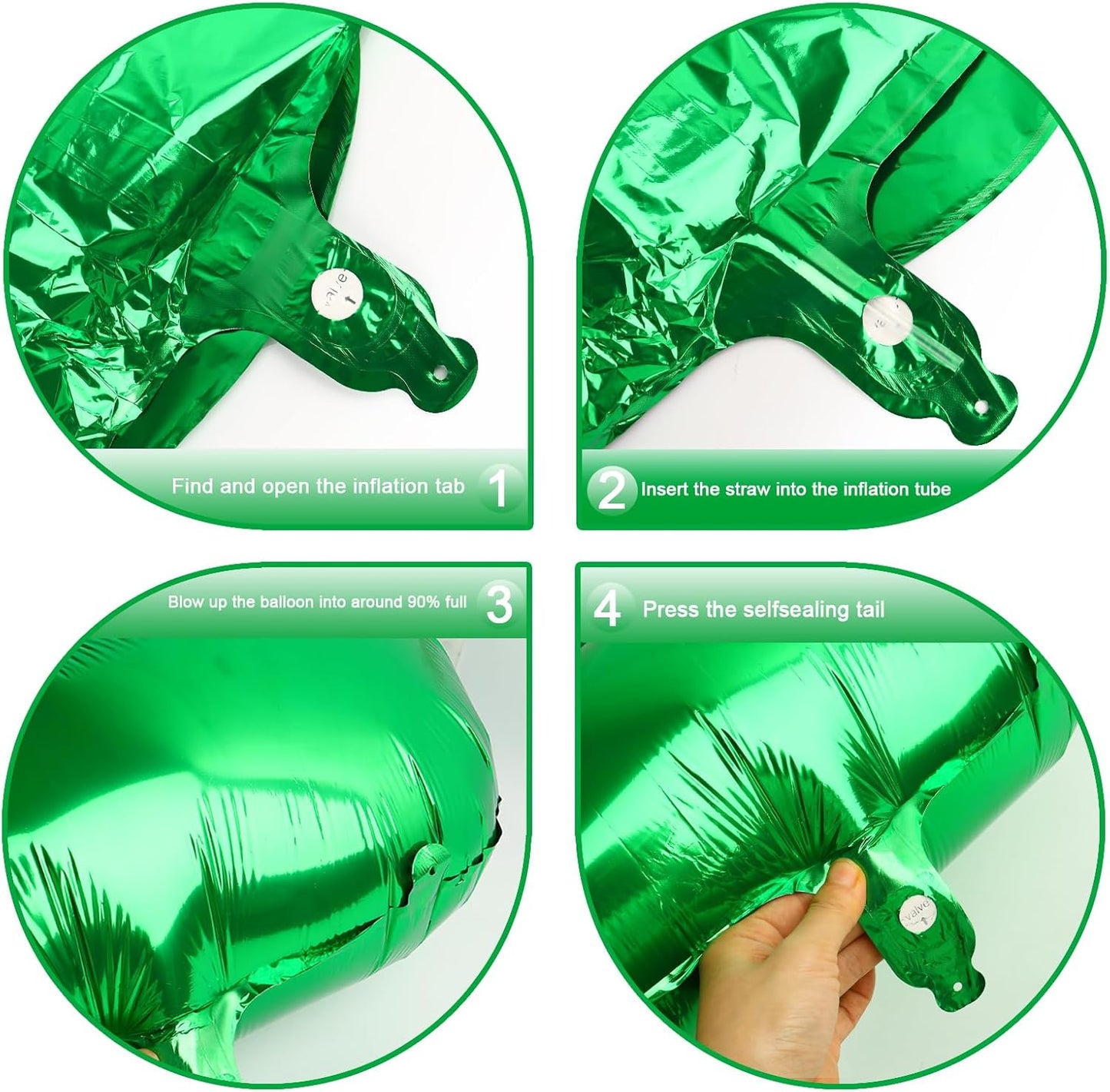 Green Foil Number 8 Balloon 40 Inch, Helium Mylar Eight Number 8 18 28 38 48 58 80 88 Birthday Balloons, 8th Green Women Men Wedding Anniversary, Graduations Party Supplies